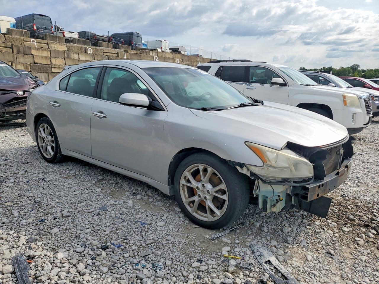 2014 Nissan Maxima 3.5 S Silver vin: 1N4AA5AP0EC478747