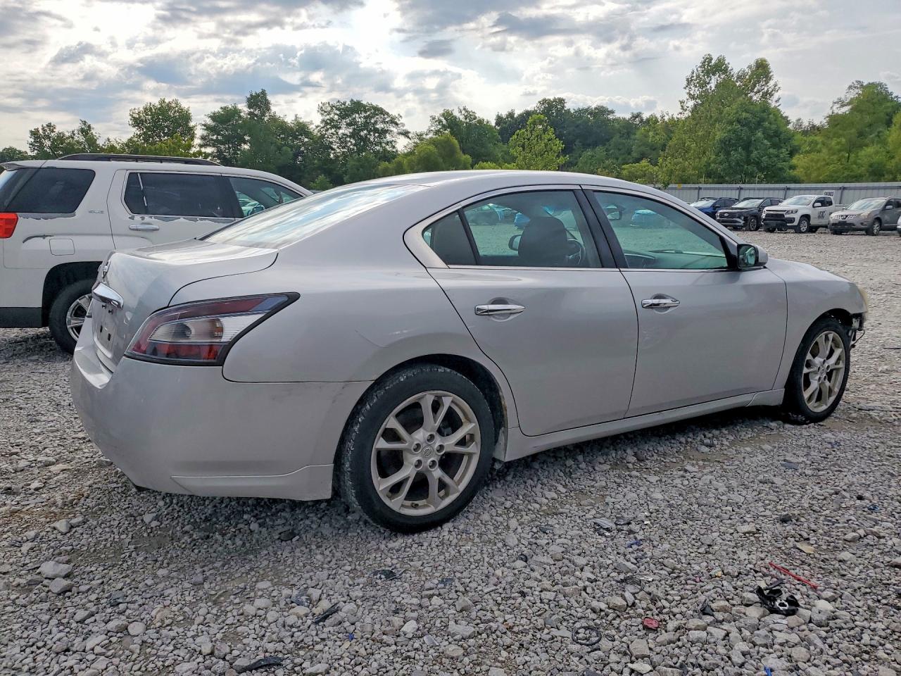 2014 Nissan Maxima 3.5 S Silver vin: 1N4AA5AP0EC478747