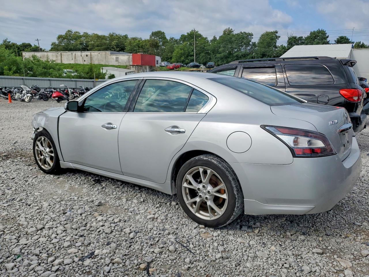 2014 Nissan Maxima 3.5 S Silver vin: 1N4AA5AP0EC478747