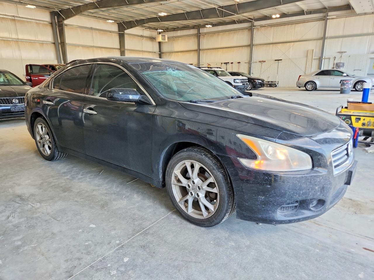 2014 Nissan Maxima 3.5 S Black vin: 1N4AA5AP0EC479719