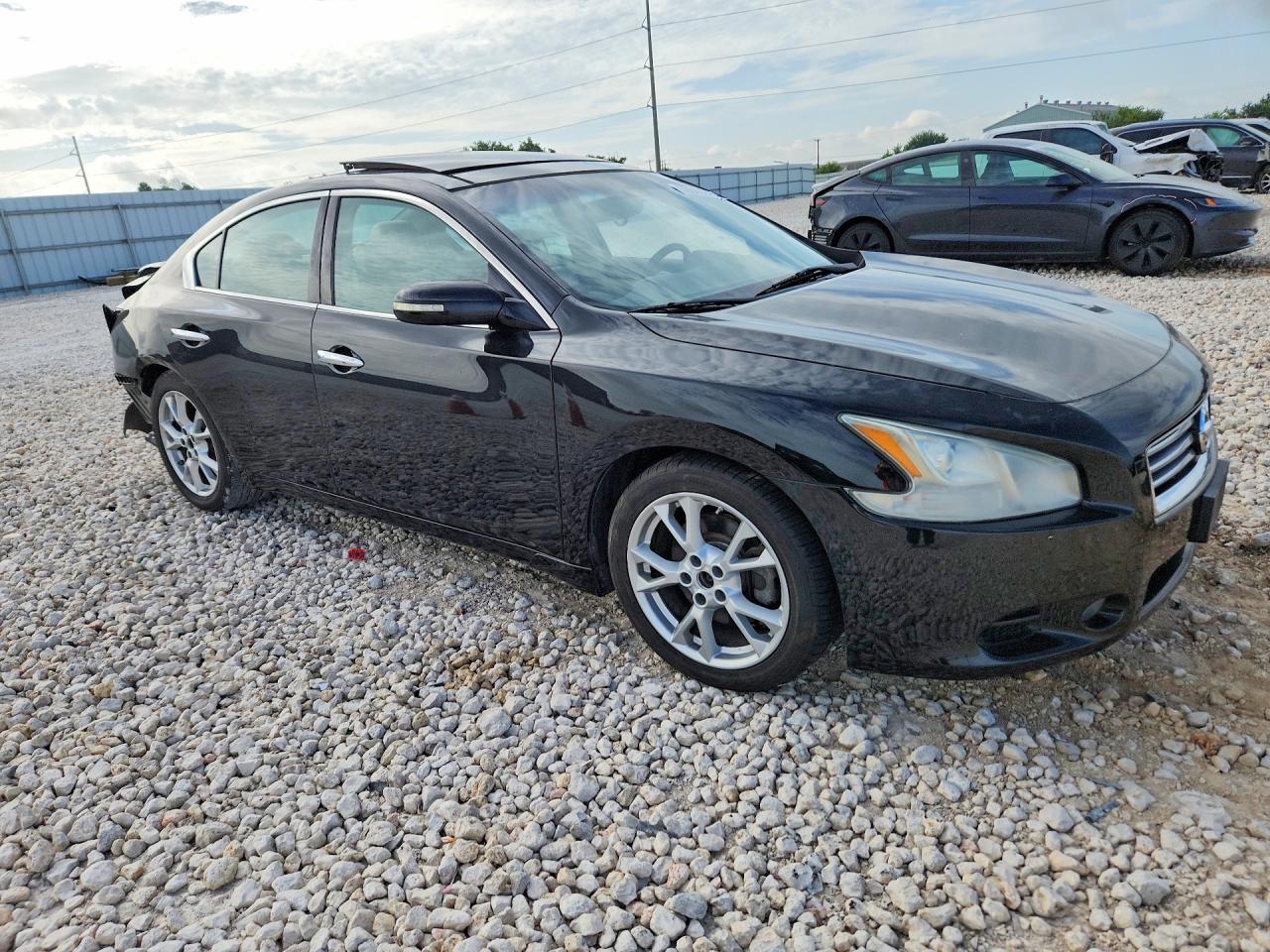 2014 Nissan Maxima 3.5 Sv Black vin: 1N4AA5AP0EC480935
