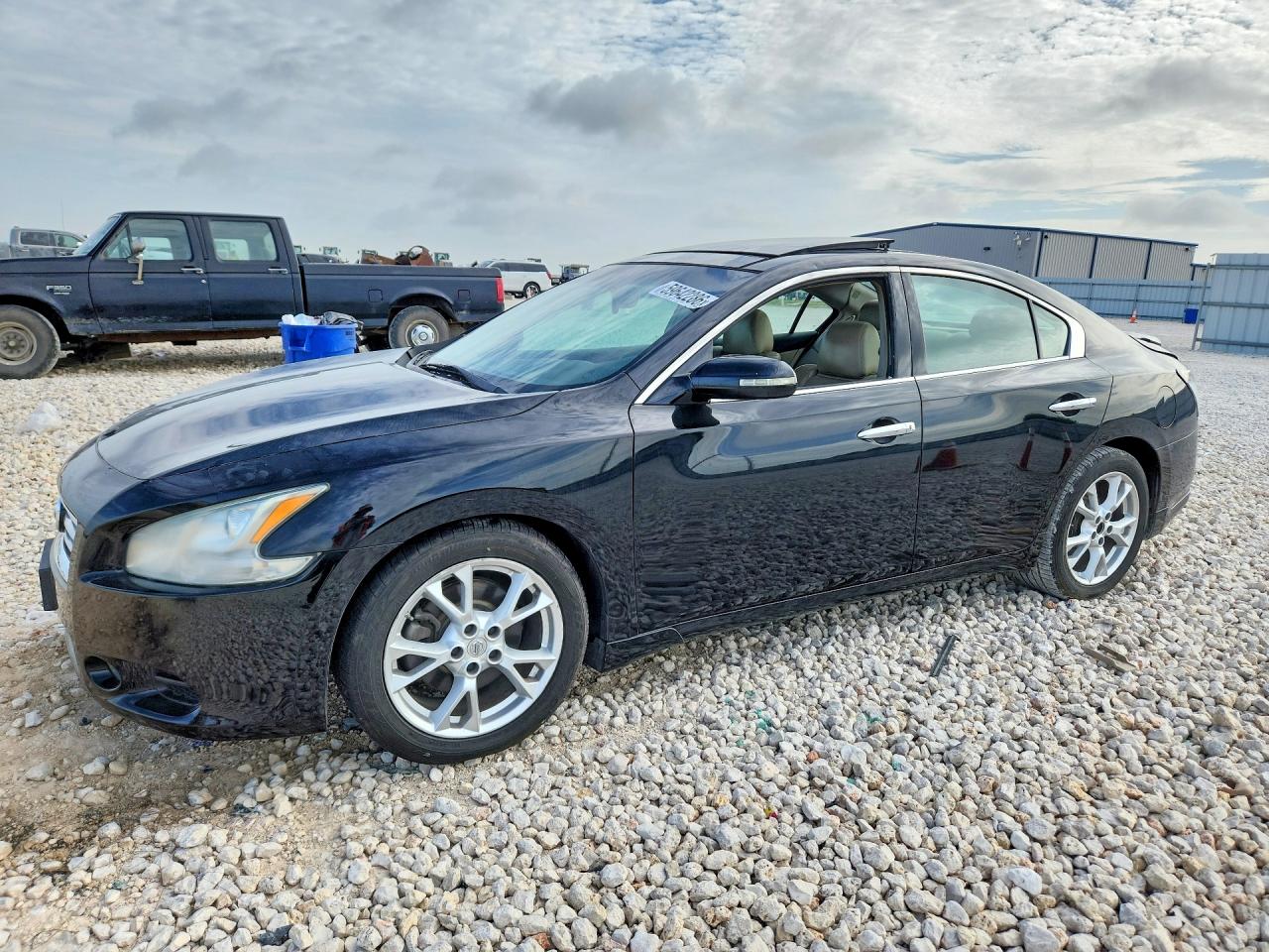 2014 Nissan Maxima 3.5 Sv Black vin: 1N4AA5AP0EC480935