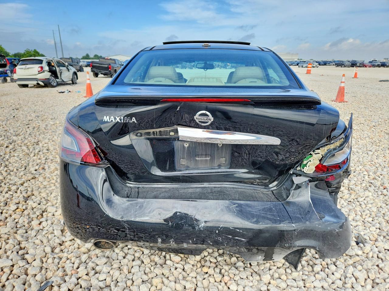 2014 Nissan Maxima 3.5 Sv Black vin: 1N4AA5AP0EC480935