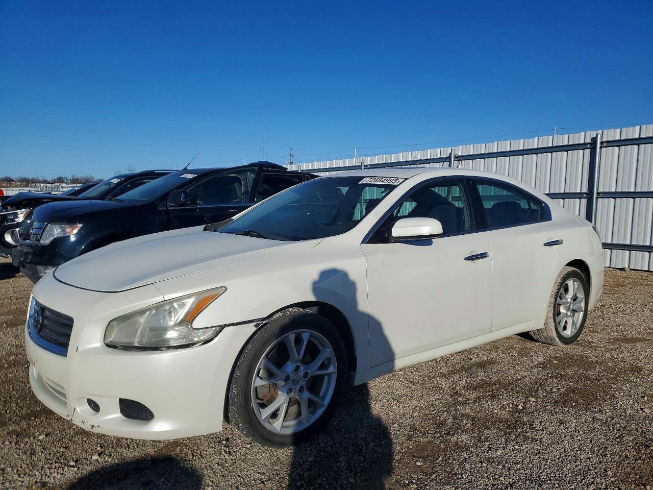 2014 Nissan Maxima White vin: 1N4AA5AP0EC481941