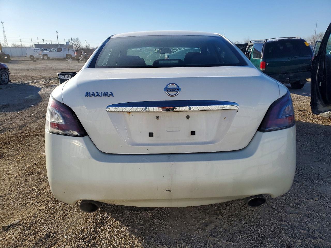 2014 Nissan Maxima White vin: 1N4AA5AP0EC481941