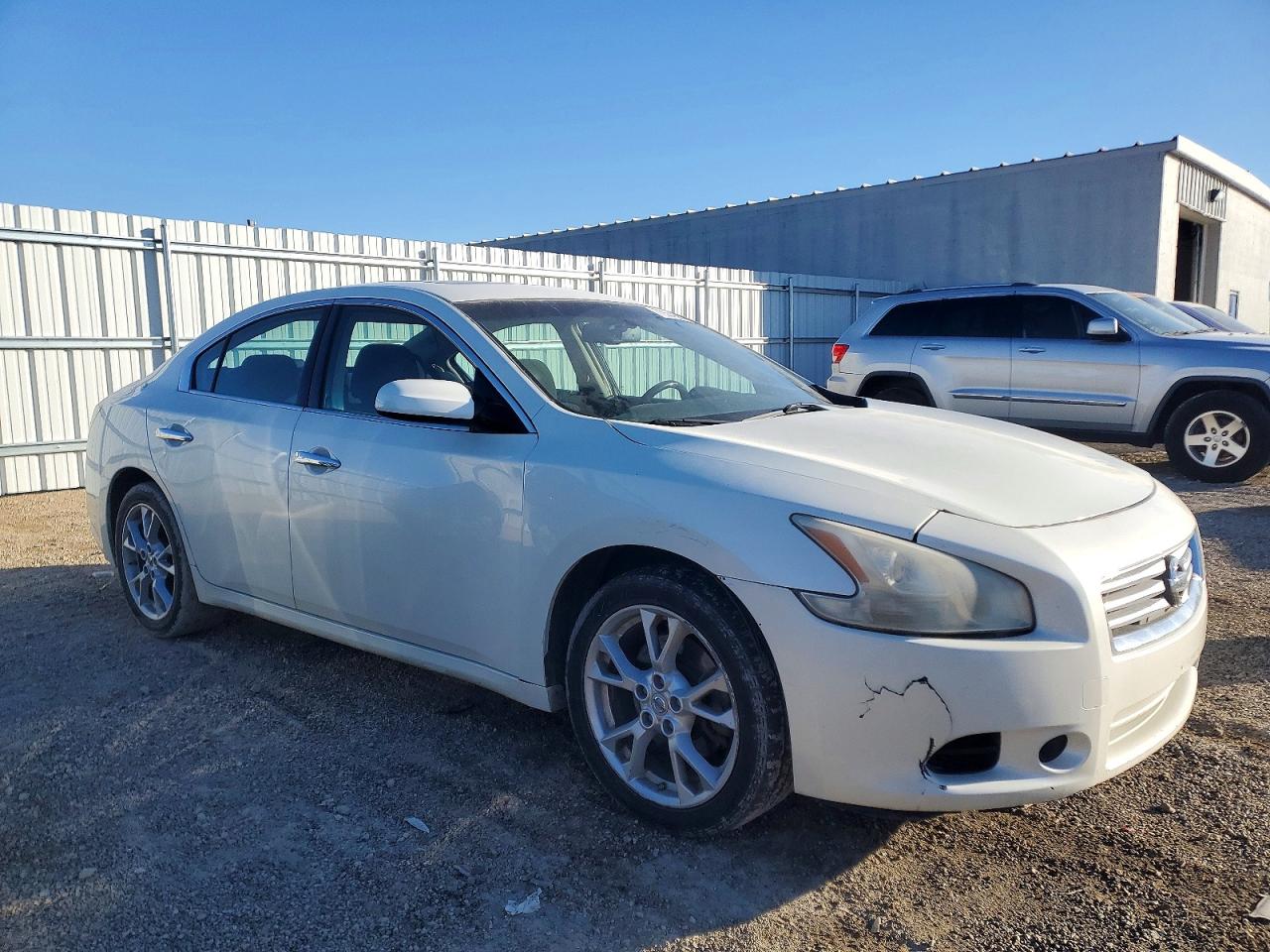2014 Nissan Maxima White vin: 1N4AA5AP0EC481941