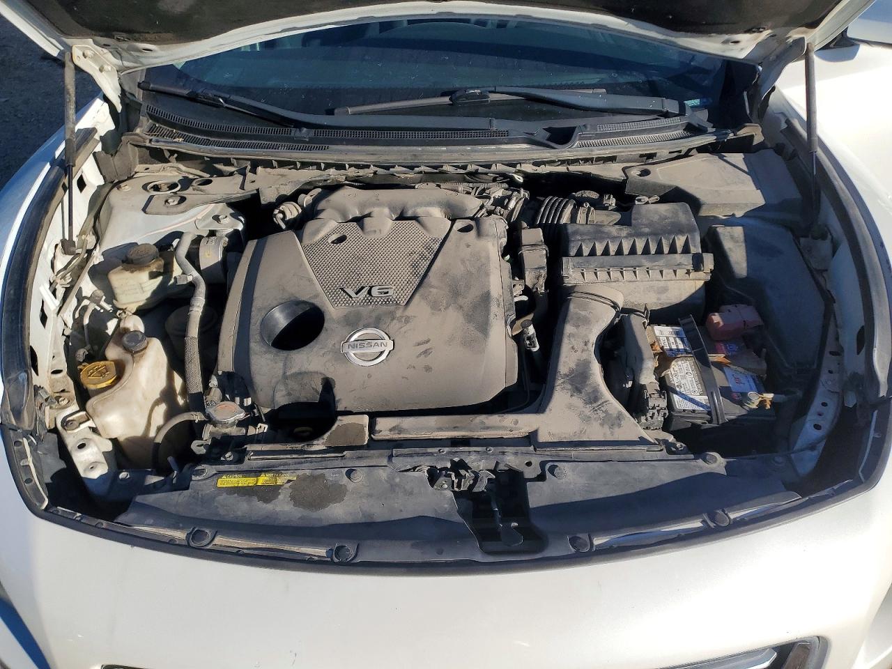 2014 Nissan Maxima White vin: 1N4AA5AP0EC481941