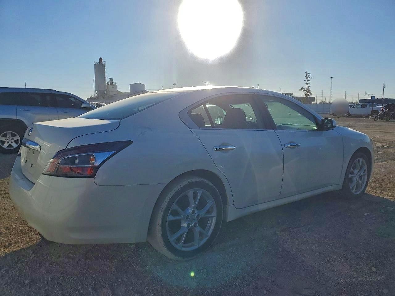 2014 Nissan Maxima White vin: 1N4AA5AP0EC481941