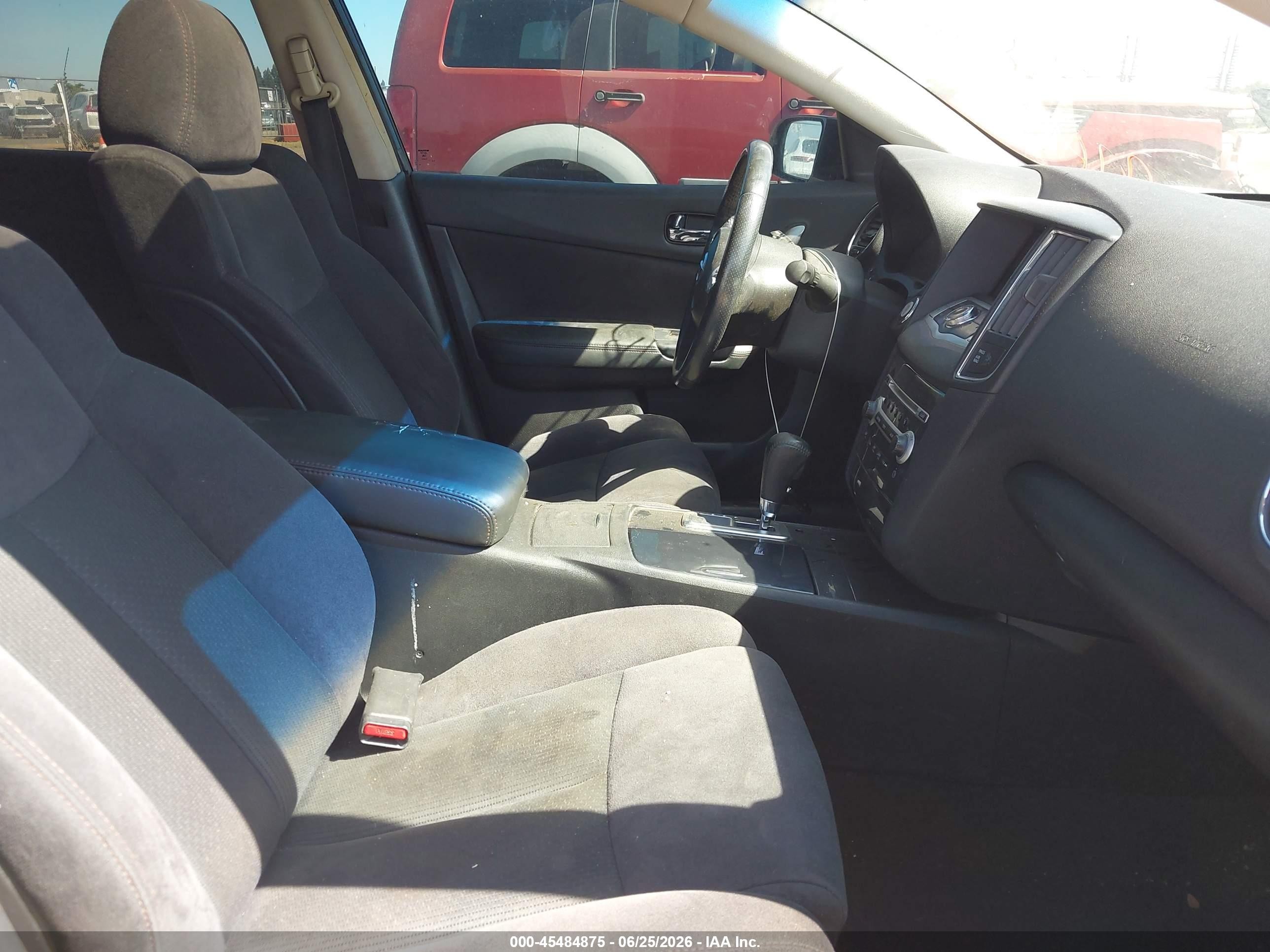 2014 Nissan Maxima 3.5 S/3.5 Sv White vin: 1N4AA5AP0EC482359