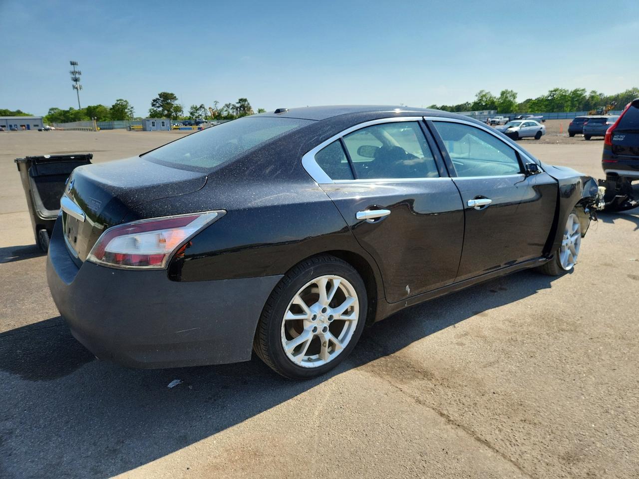 2014 Nissan Maxima 3.5 S Black vin: 1N4AA5AP0EC483026