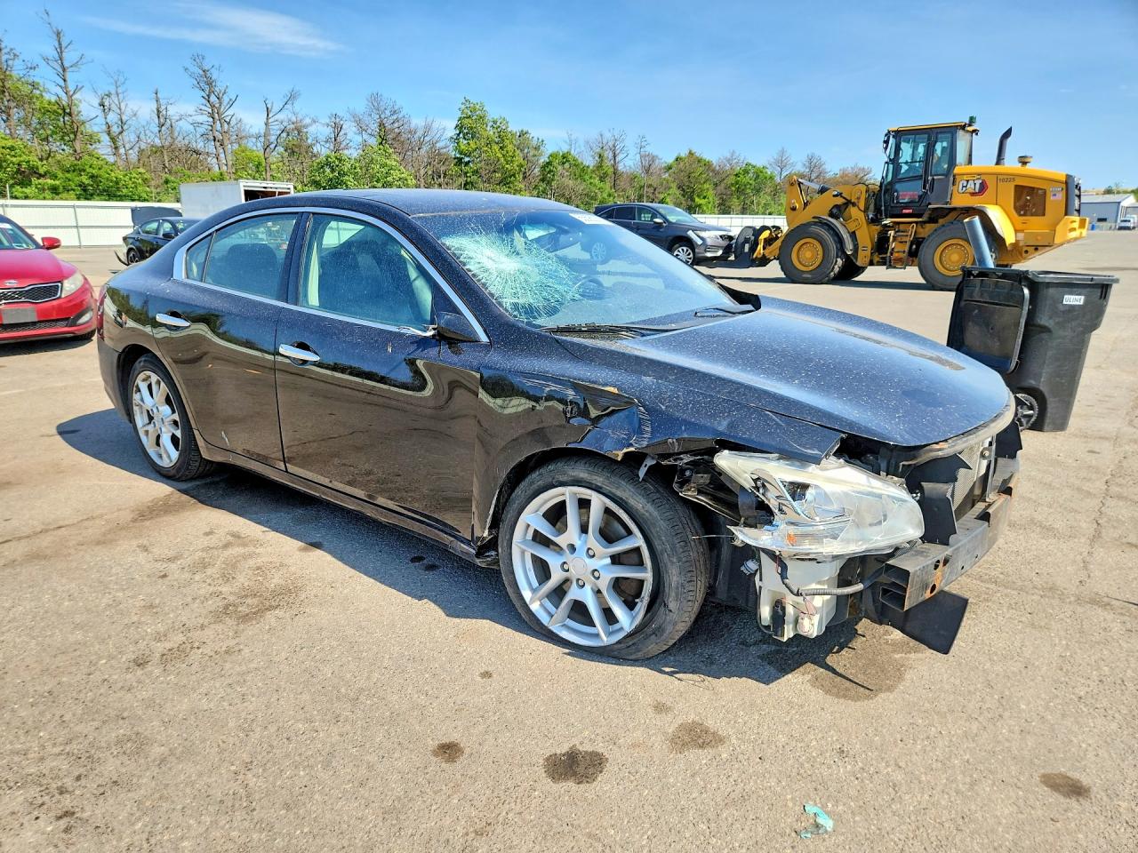 2014 Nissan Maxima 3.5 S Black vin: 1N4AA5AP0EC483026