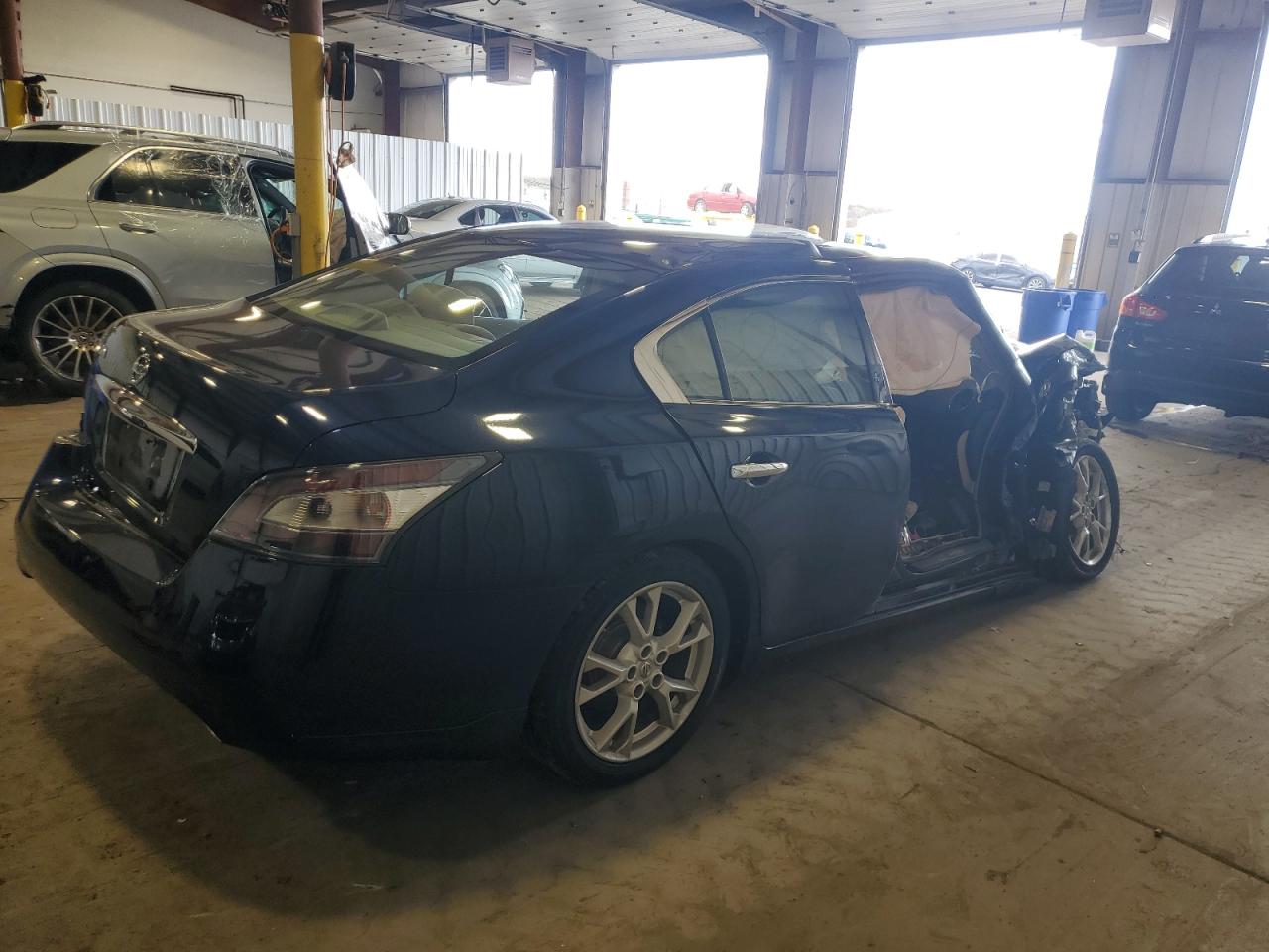 2014 Niss Maxima S Blue vin: 1N4AA5AP0EC487013