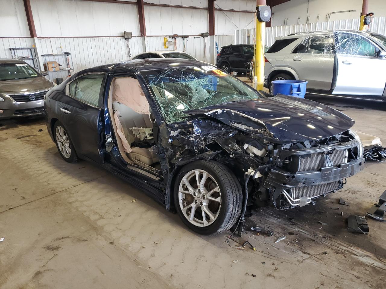 2014 Niss Maxima S Blue vin: 1N4AA5AP0EC487013