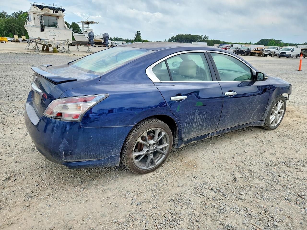 2014 Nissan Maxima 3.5 S Blue vin: 1N4AA5AP0EC492292