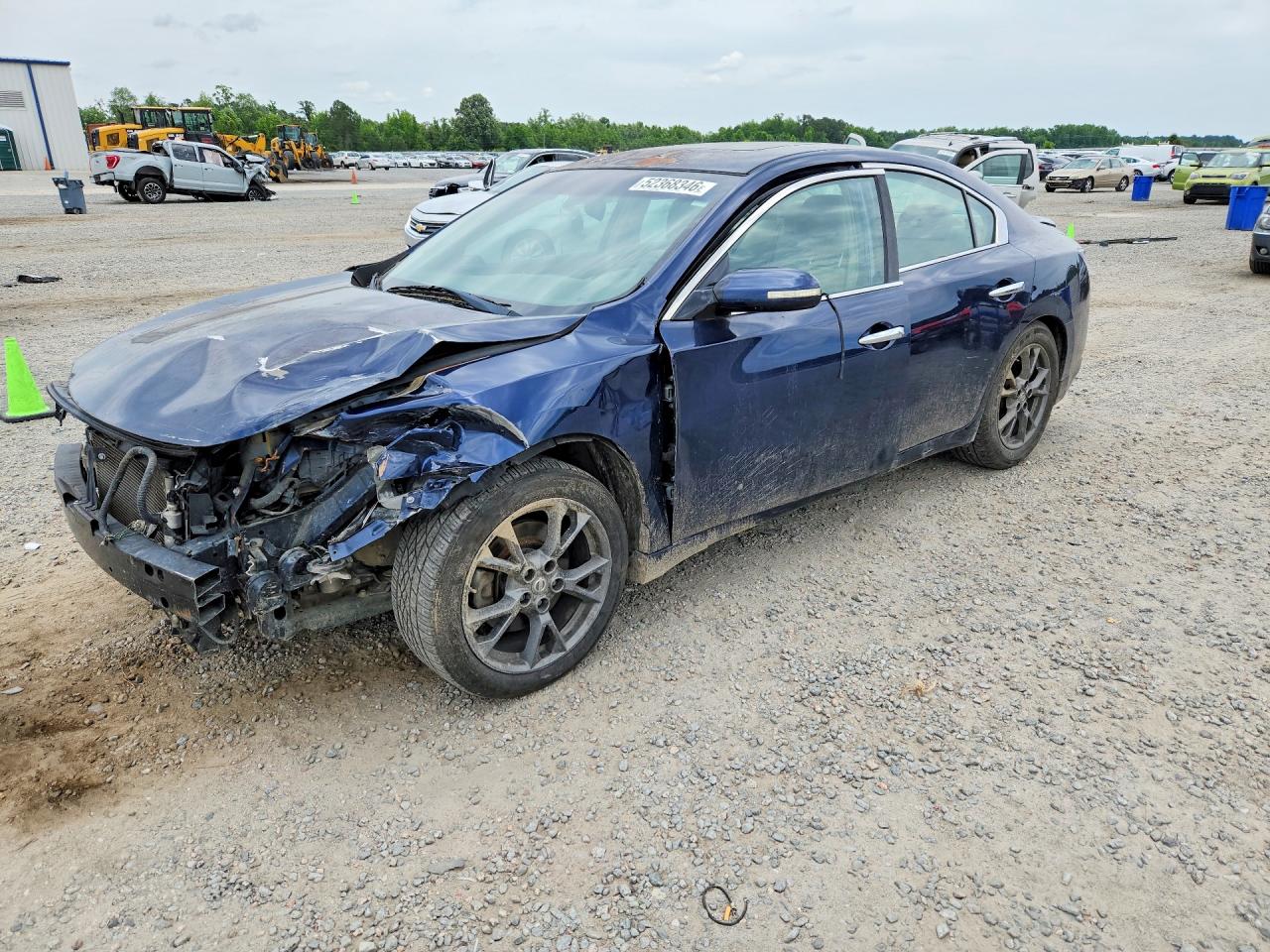 2014 Nissan Maxima 3.5 S Blue vin: 1N4AA5AP0EC492292