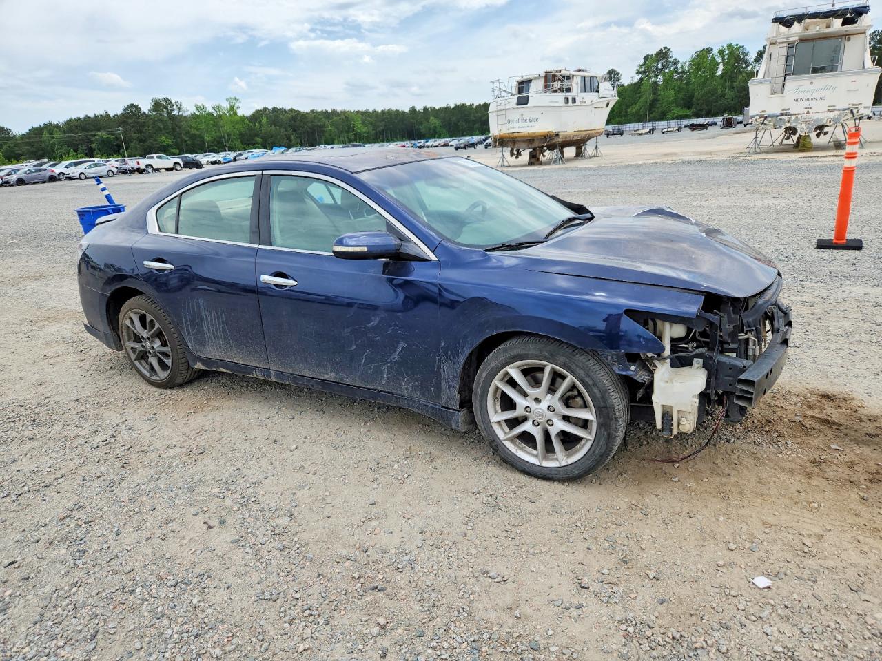 2014 Nissan Maxima 3.5 S Blue vin: 1N4AA5AP0EC492292