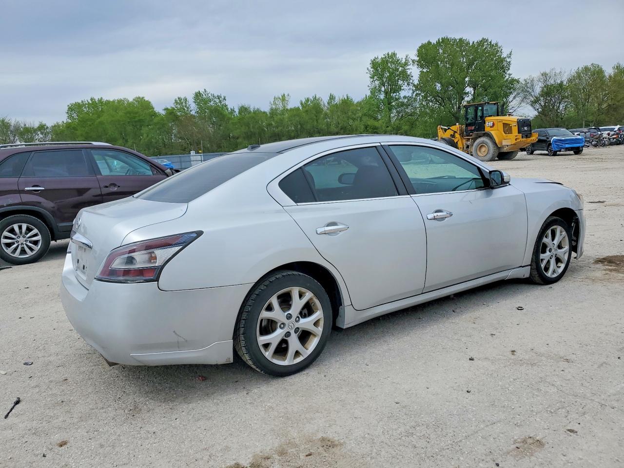 2014 Nissan Maxima 3.5 Sv Silver vin: 1N4AA5AP0EC492860