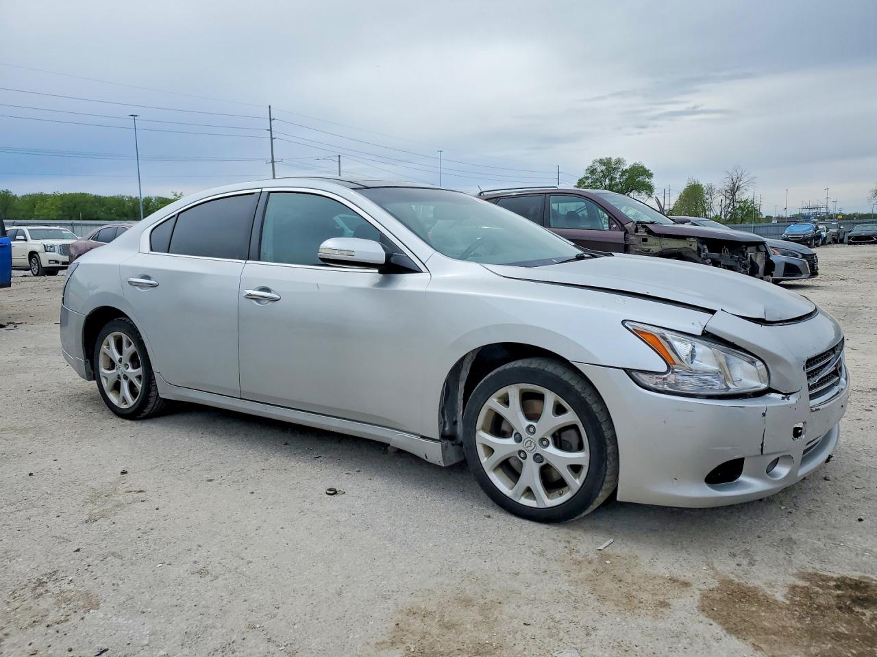 2014 Nissan Maxima 3.5 Sv Silver vin: 1N4AA5AP0EC492860