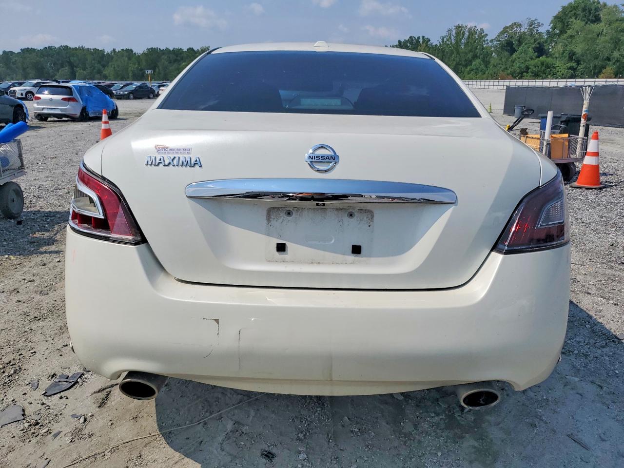 2014 Nissan Maxima 3.5 S Белый vin: 1N4AA5AP0EC495063