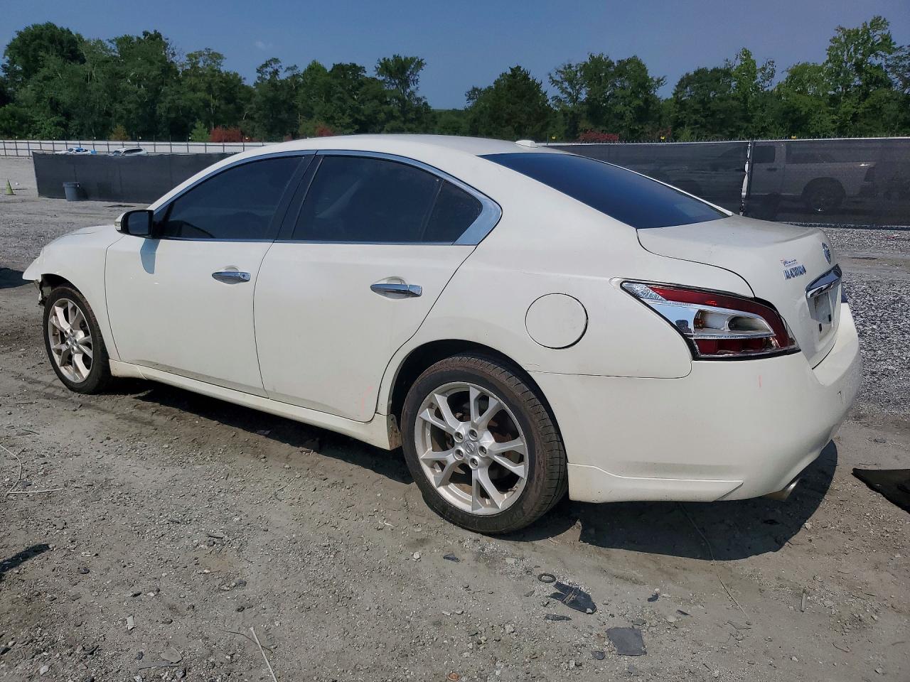 2014 Nissan Maxima 3.5 S Белый vin: 1N4AA5AP0EC495063