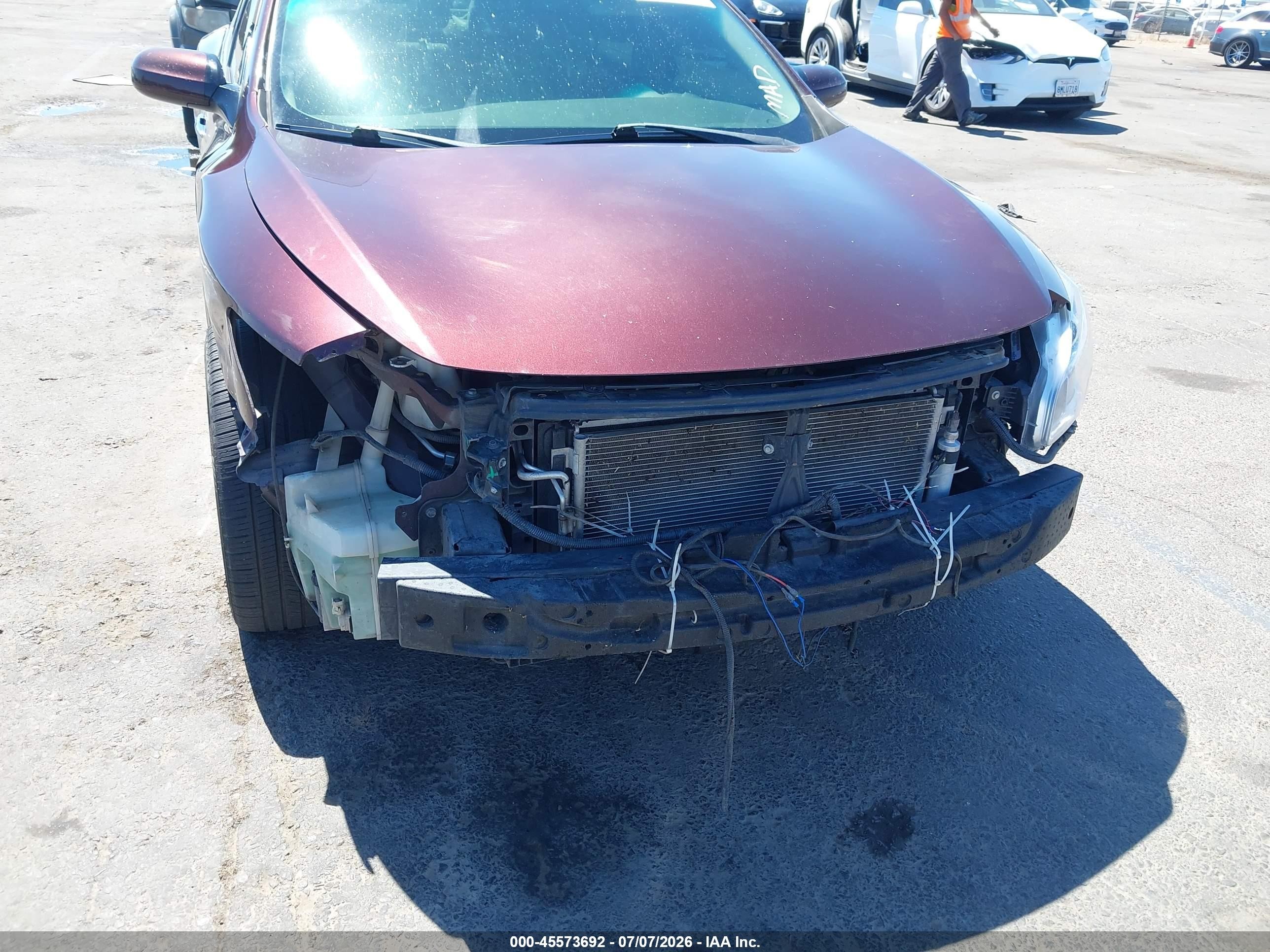 2014 Nissan Maxima 3.5 S Красный vin: 1N4AA5AP0EC498352