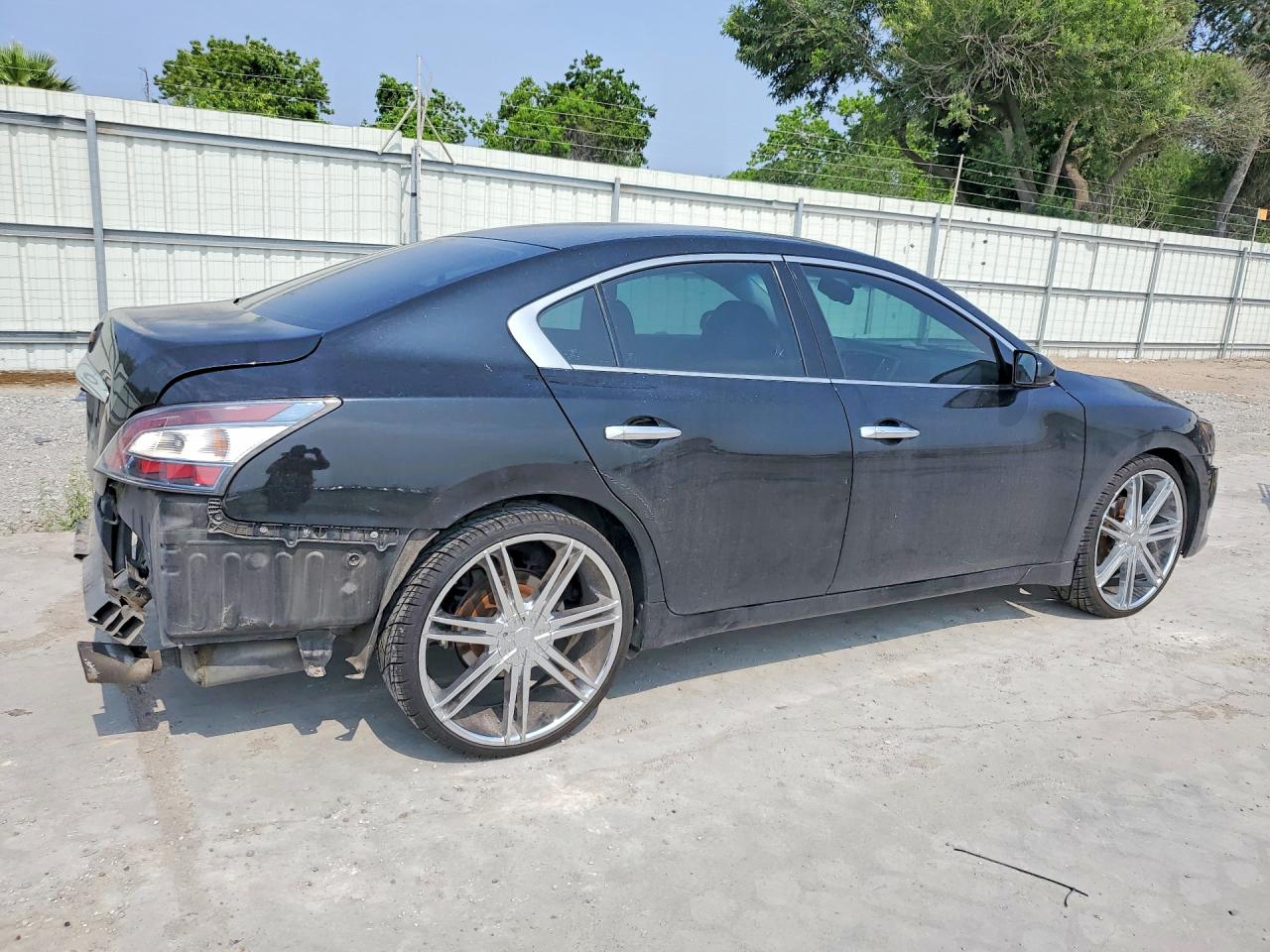2014 Nissan Maxima 3.5 S Black vin: 1N4AA5AP0EC499355