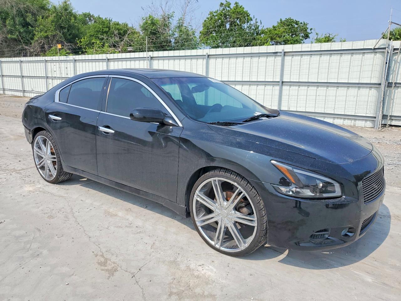 2014 Nissan Maxima 3.5 S Black vin: 1N4AA5AP0EC499355