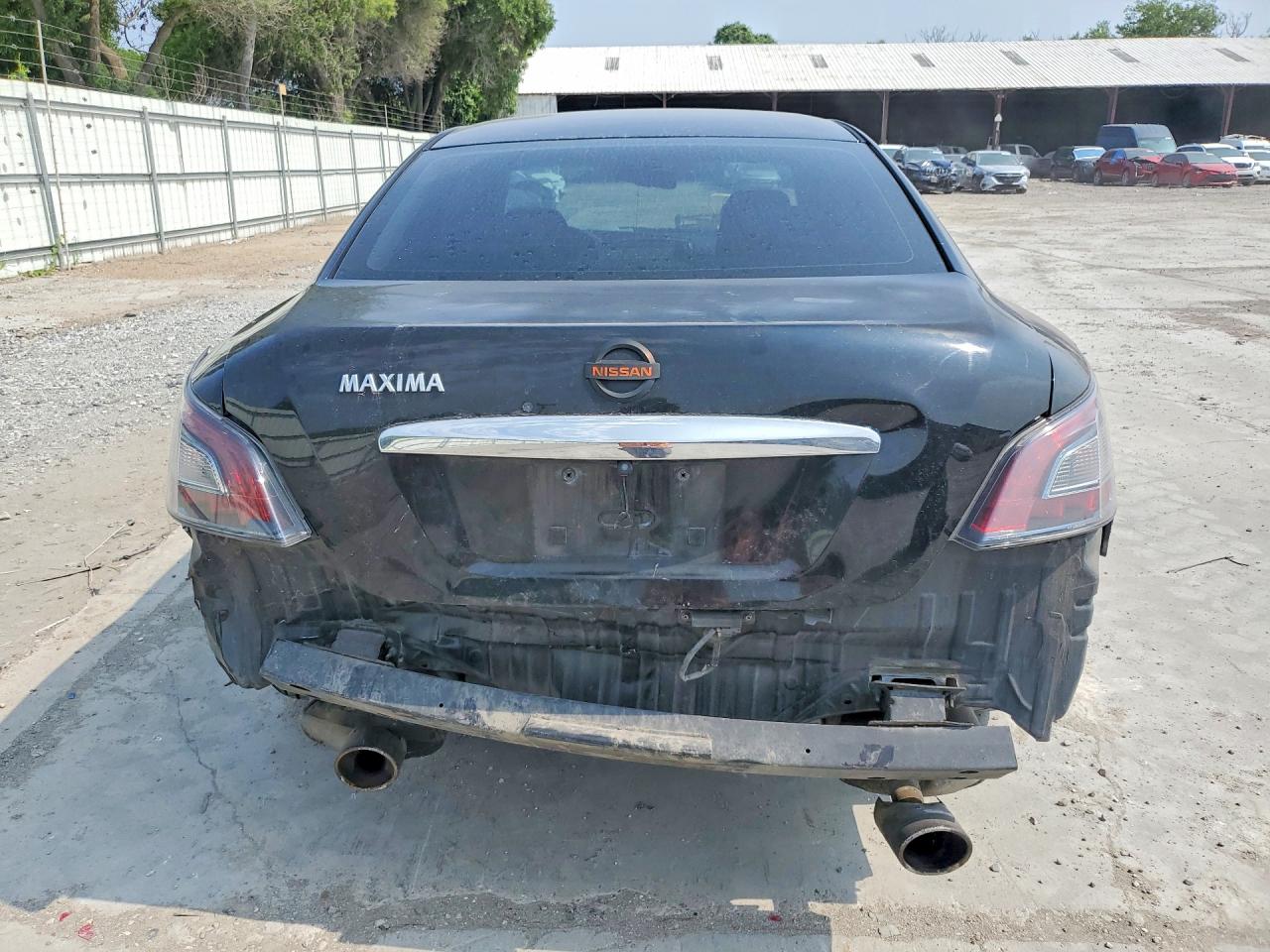 2014 Nissan Maxima 3.5 S Black vin: 1N4AA5AP0EC499355
