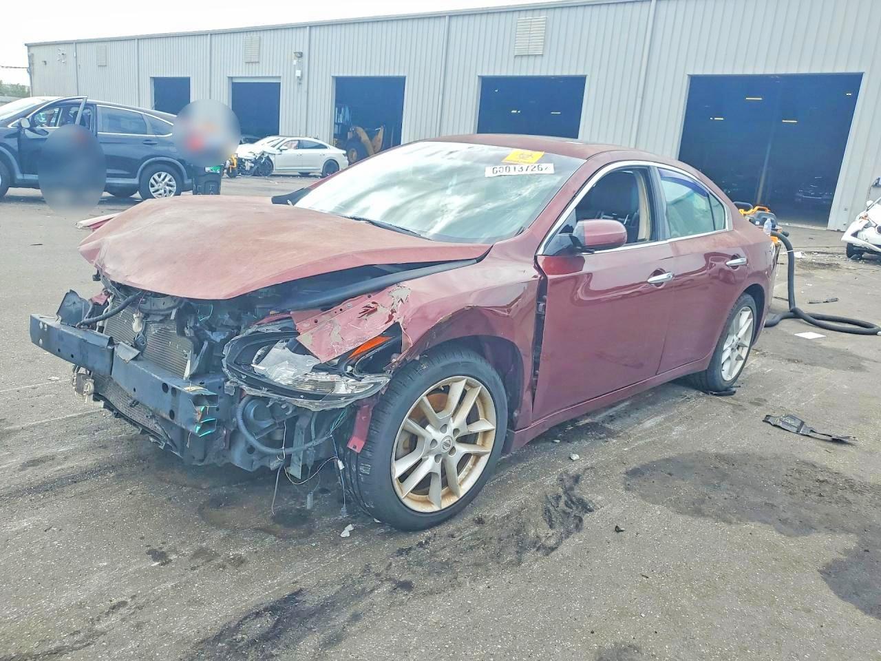 2010 Nissan Maxima 3.5 S Burgundy vin: 1N4AA5AP1AC811709