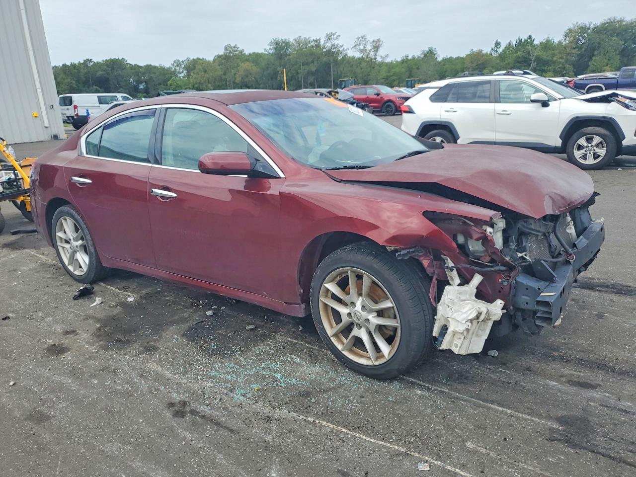 2010 Nissan Maxima 3.5 S Burgundy vin: 1N4AA5AP1AC811709