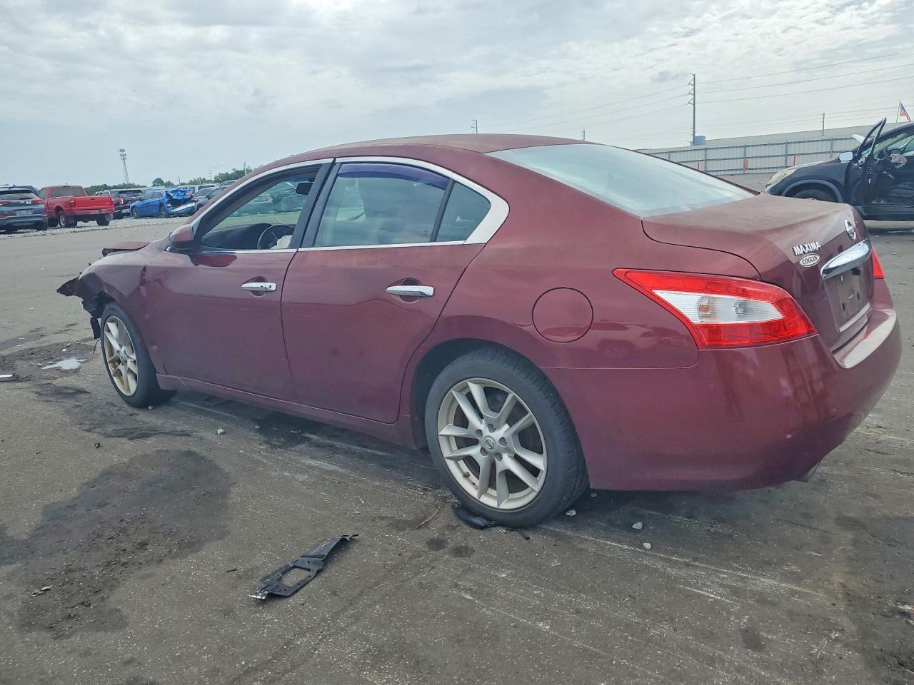 2010 Nissan Maxima 3.5 S Burgundy vin: 1N4AA5AP1AC811709