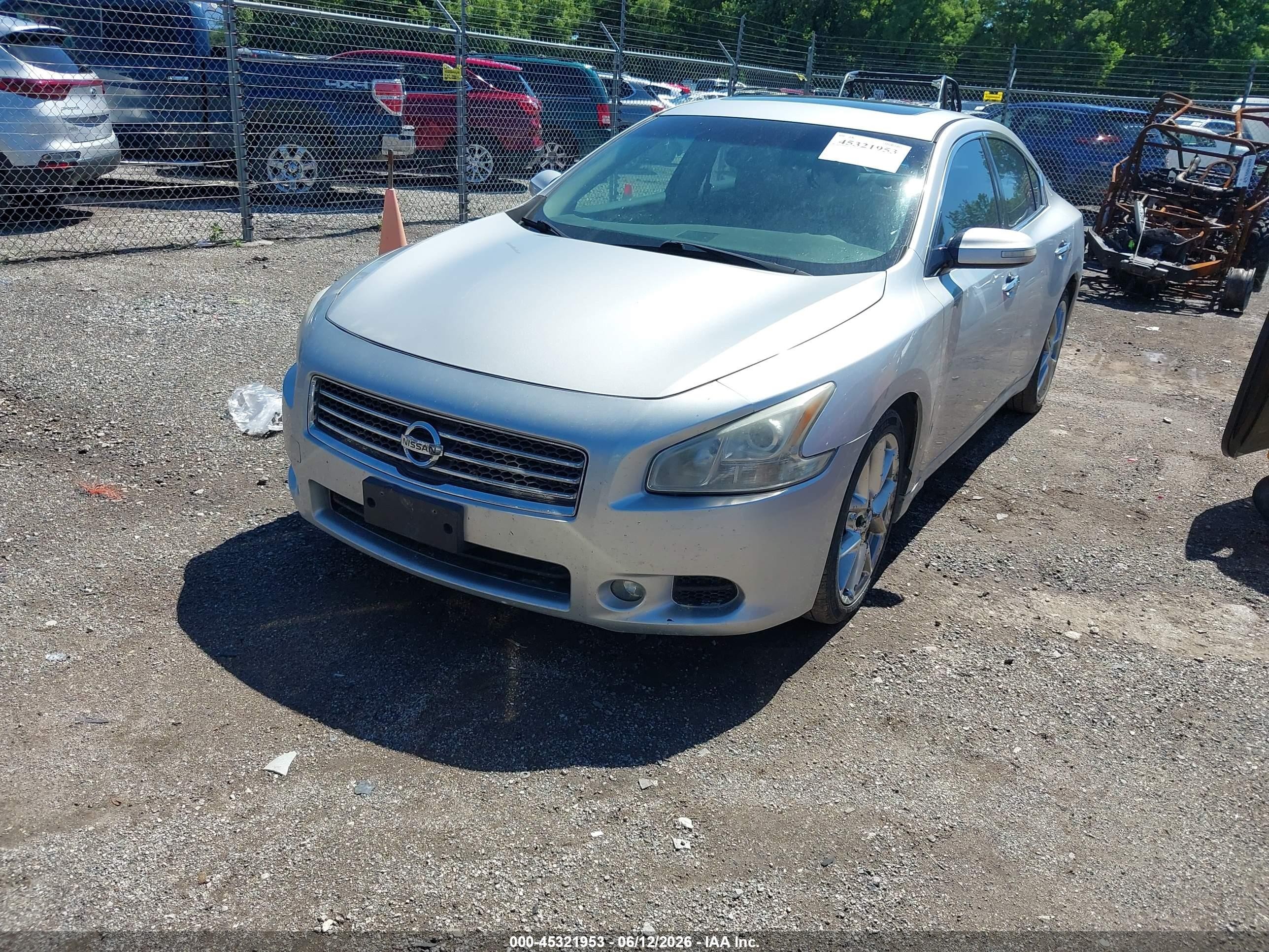 2010 Nissan Maxima 3.5 Sv Серебряный vin: 1N4AA5AP1AC814044