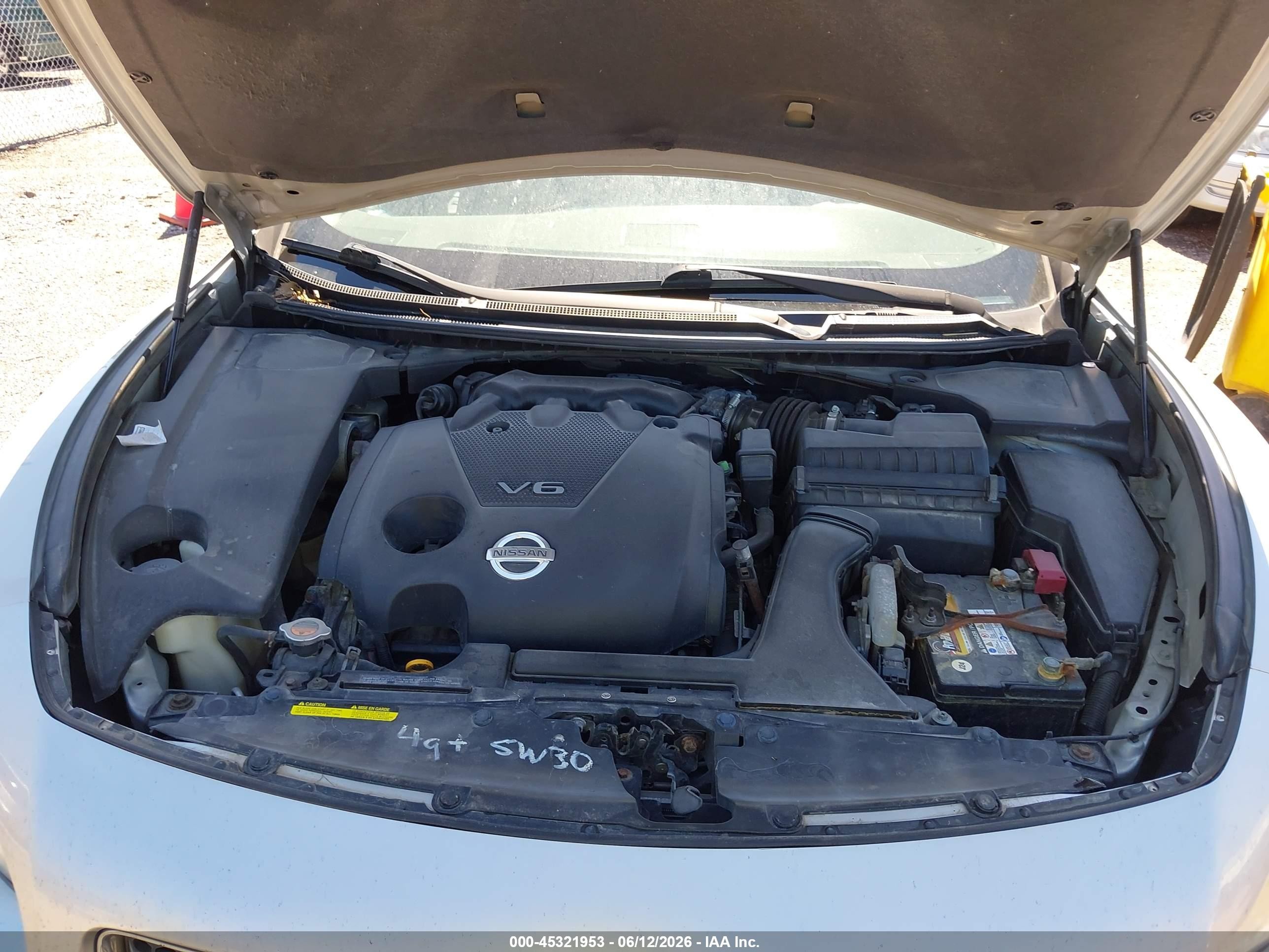 2010 Nissan Maxima 3.5 Sv Серебряный vin: 1N4AA5AP1AC814044