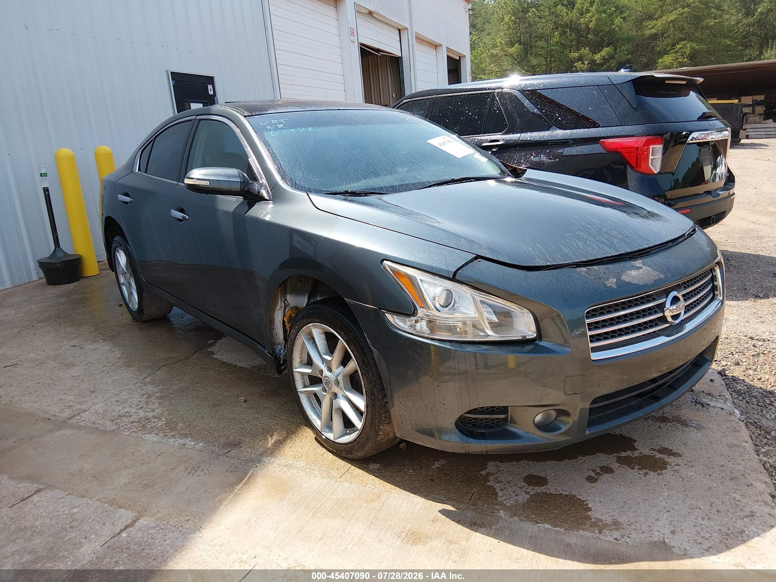 2010 Nissan Maxima 3.5 Sv Gray vin: 1N4AA5AP1AC815100