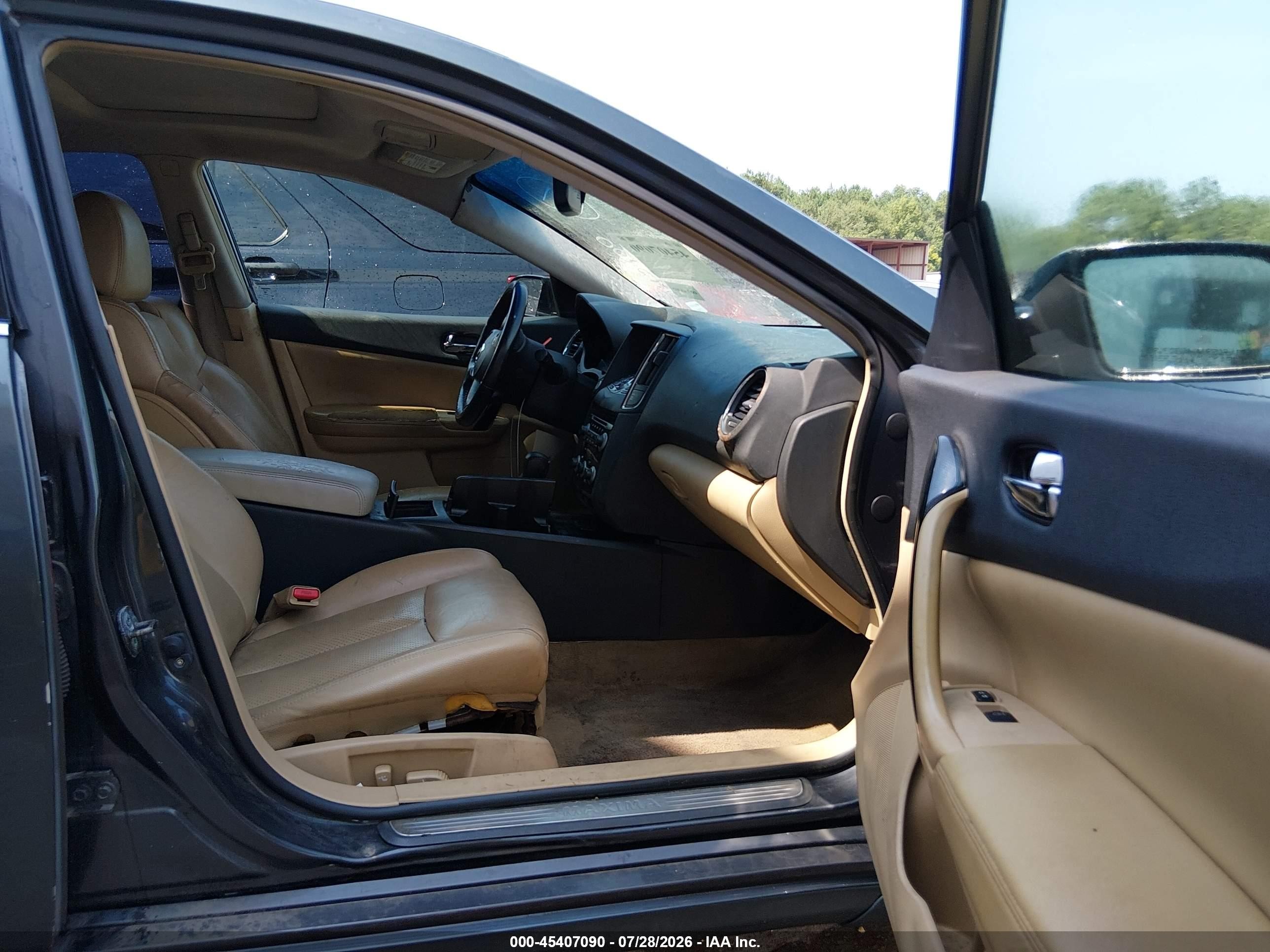 2010 Nissan Maxima 3.5 Sv Gray vin: 1N4AA5AP1AC815100