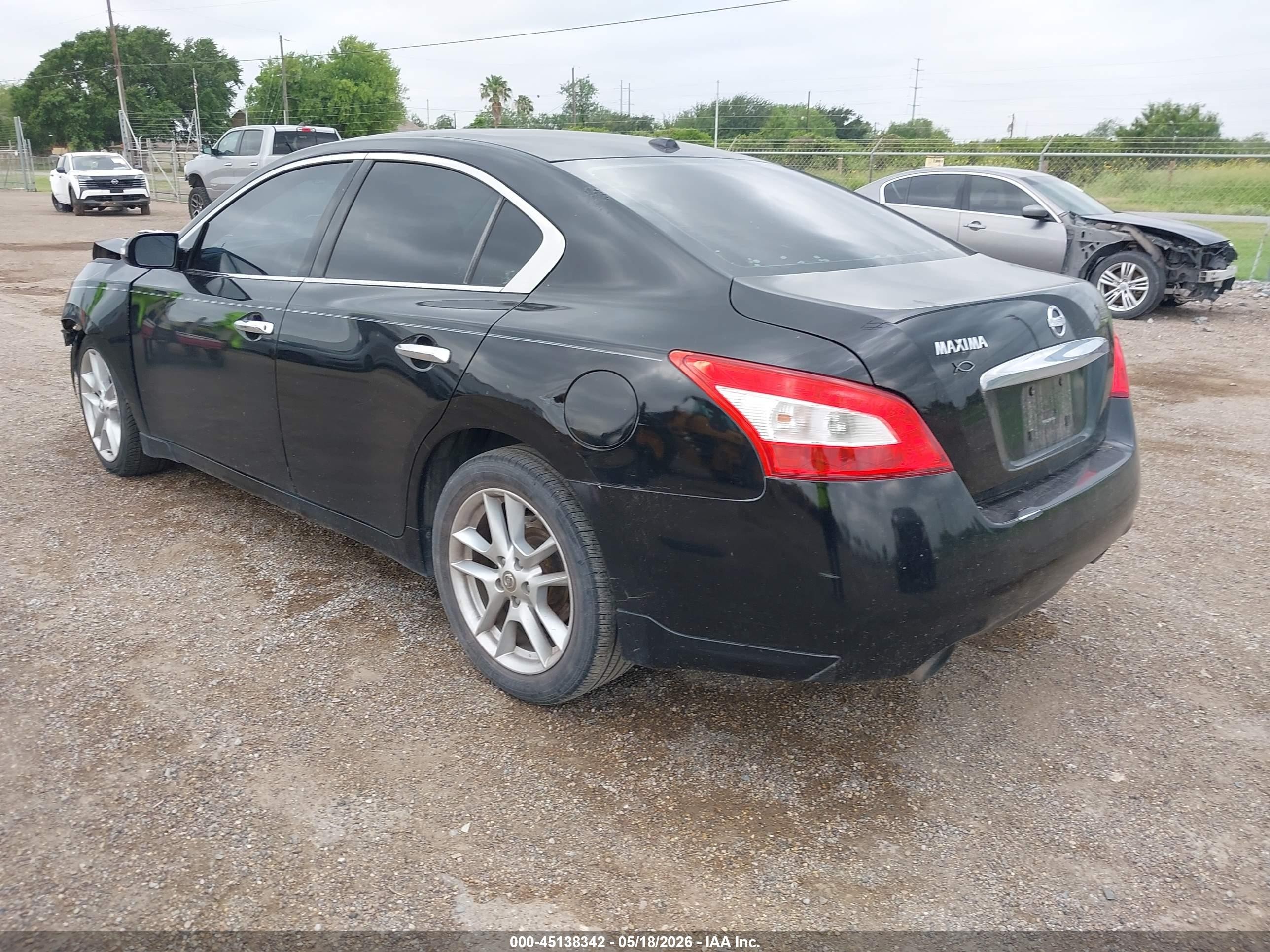 2010 Nissan Maxima 3.5 Sv Black vin: 1N4AA5AP1AC816666