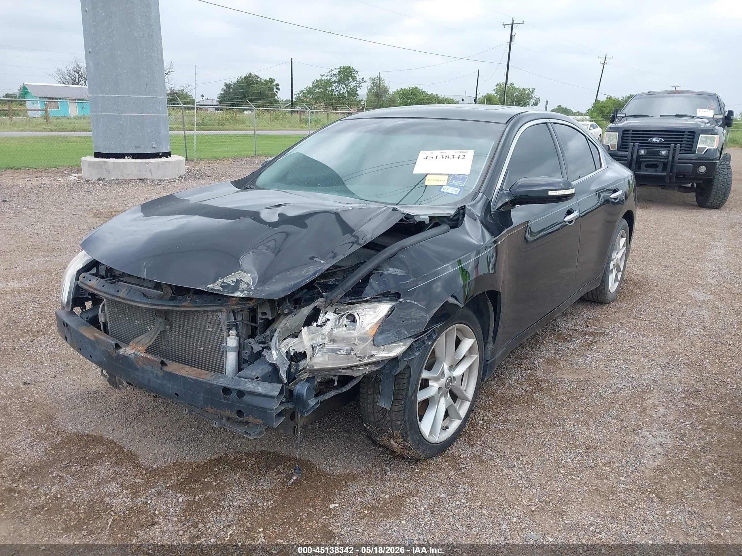 2010 Nissan Maxima 3.5 Sv Black vin: 1N4AA5AP1AC816666