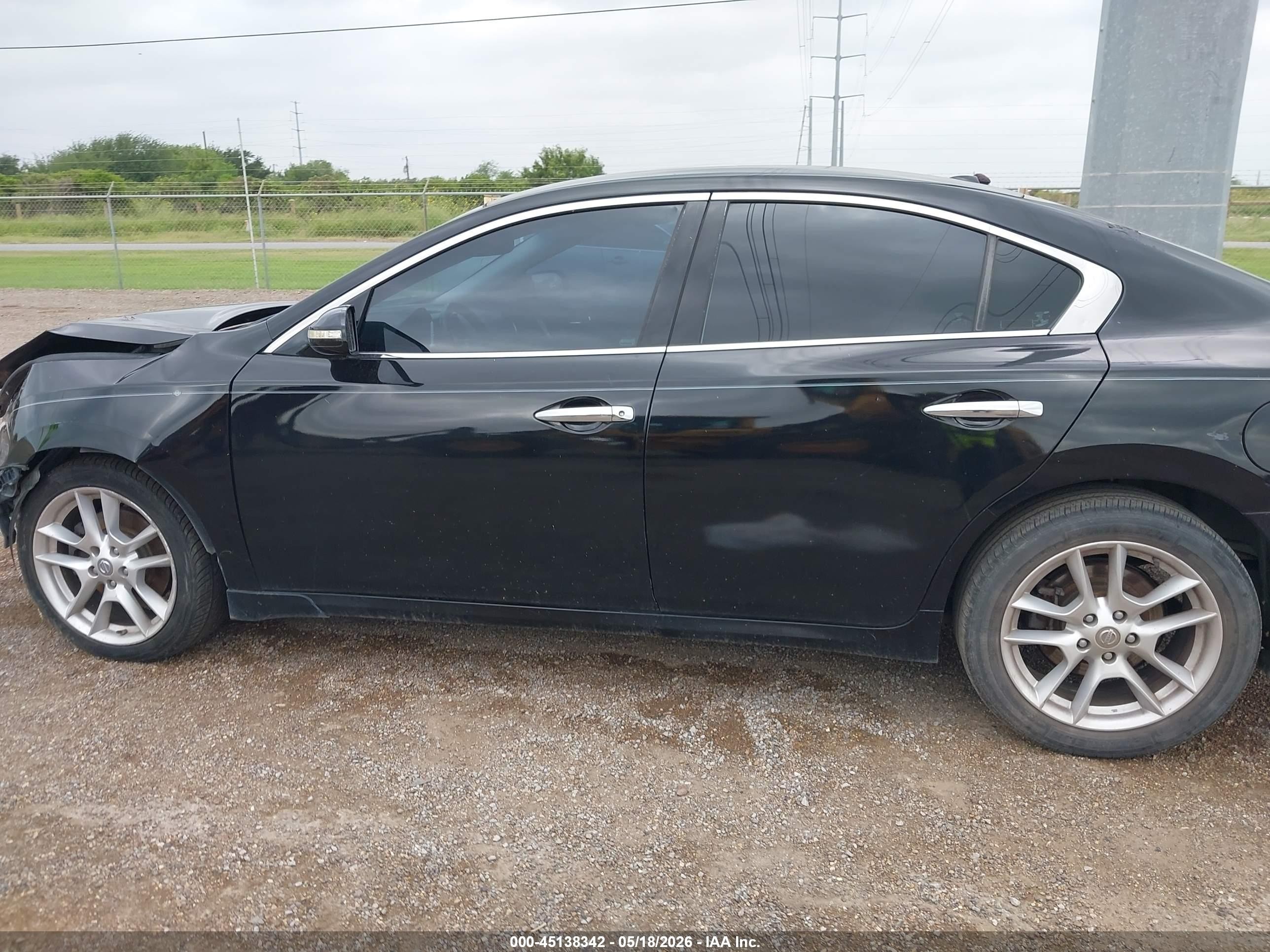2010 Nissan Maxima 3.5 Sv Black vin: 1N4AA5AP1AC816666