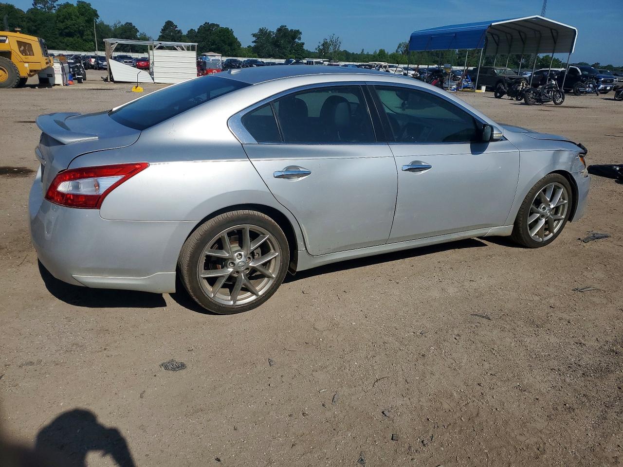 2010 Nissan Maxima 3.5 S Silver vin: 1N4AA5AP1AC818031