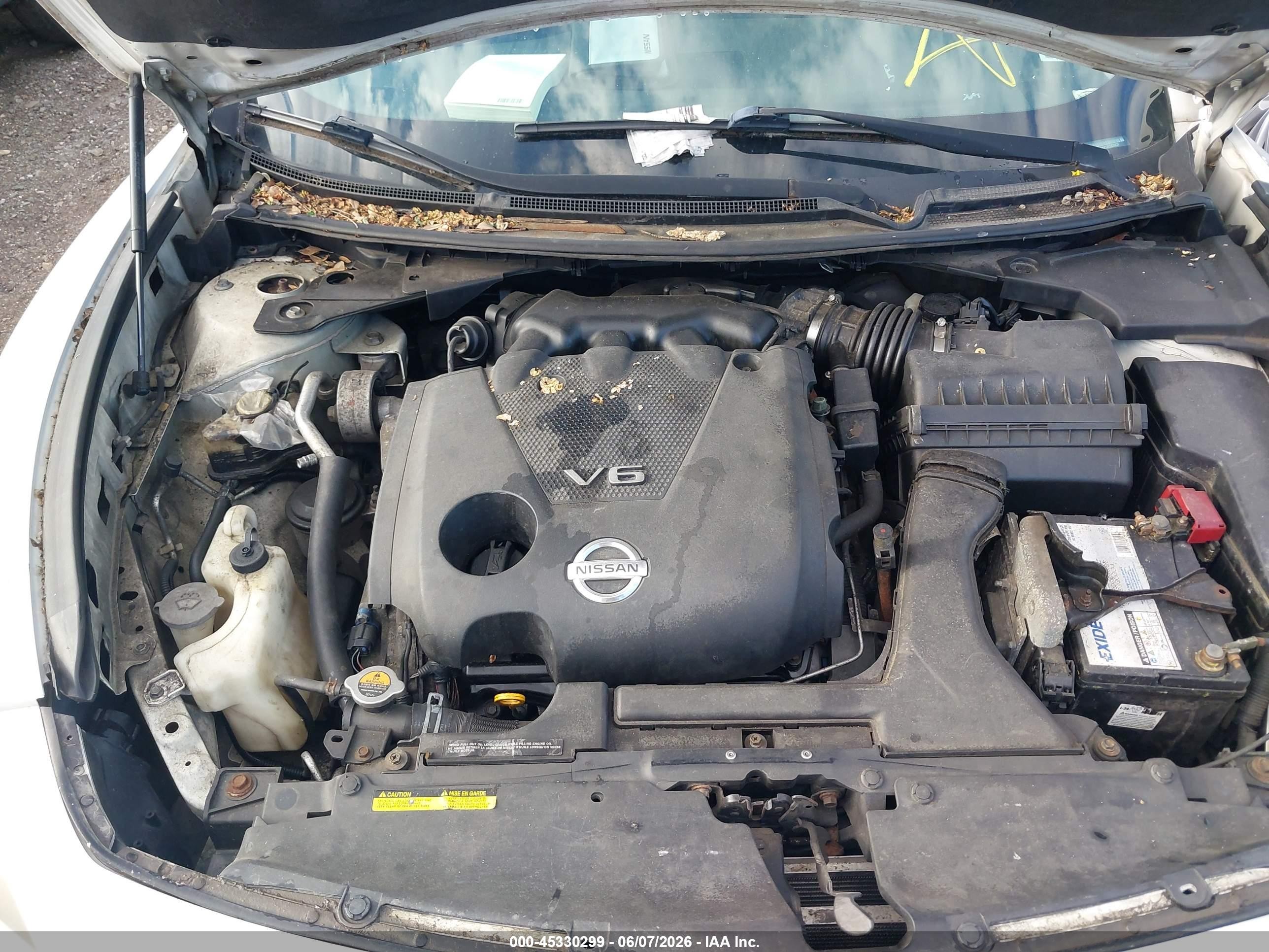 2010 Nissan Maxima 3.5 Sv Белый vin: 1N4AA5AP1AC829238