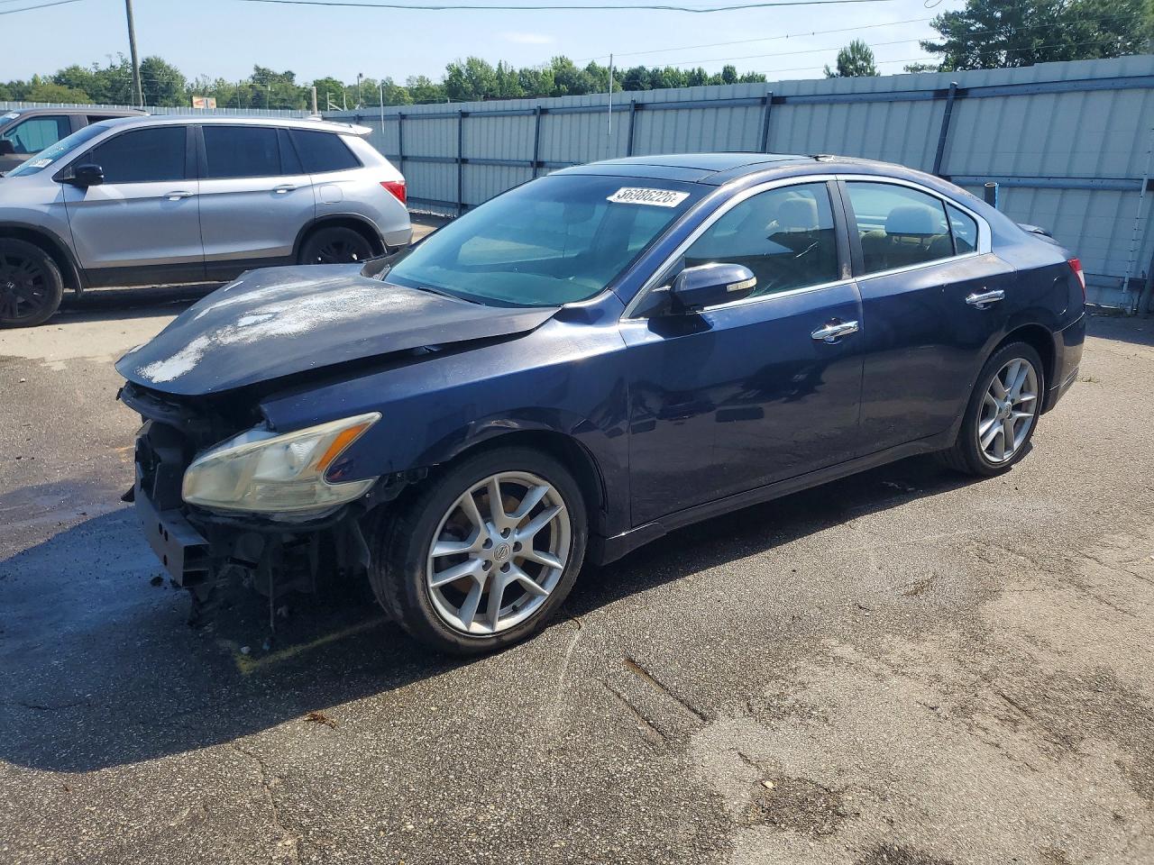 2010 Nissan Maxima 3.5 S Blue vin: 1N4AA5AP1AC833516