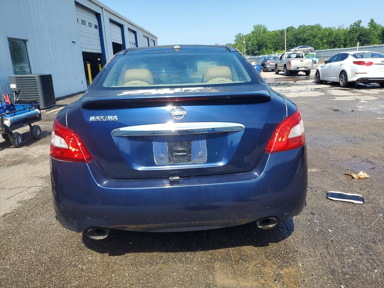 2010 Nissan Maxima 3.5 S Blue vin: 1N4AA5AP1AC833516