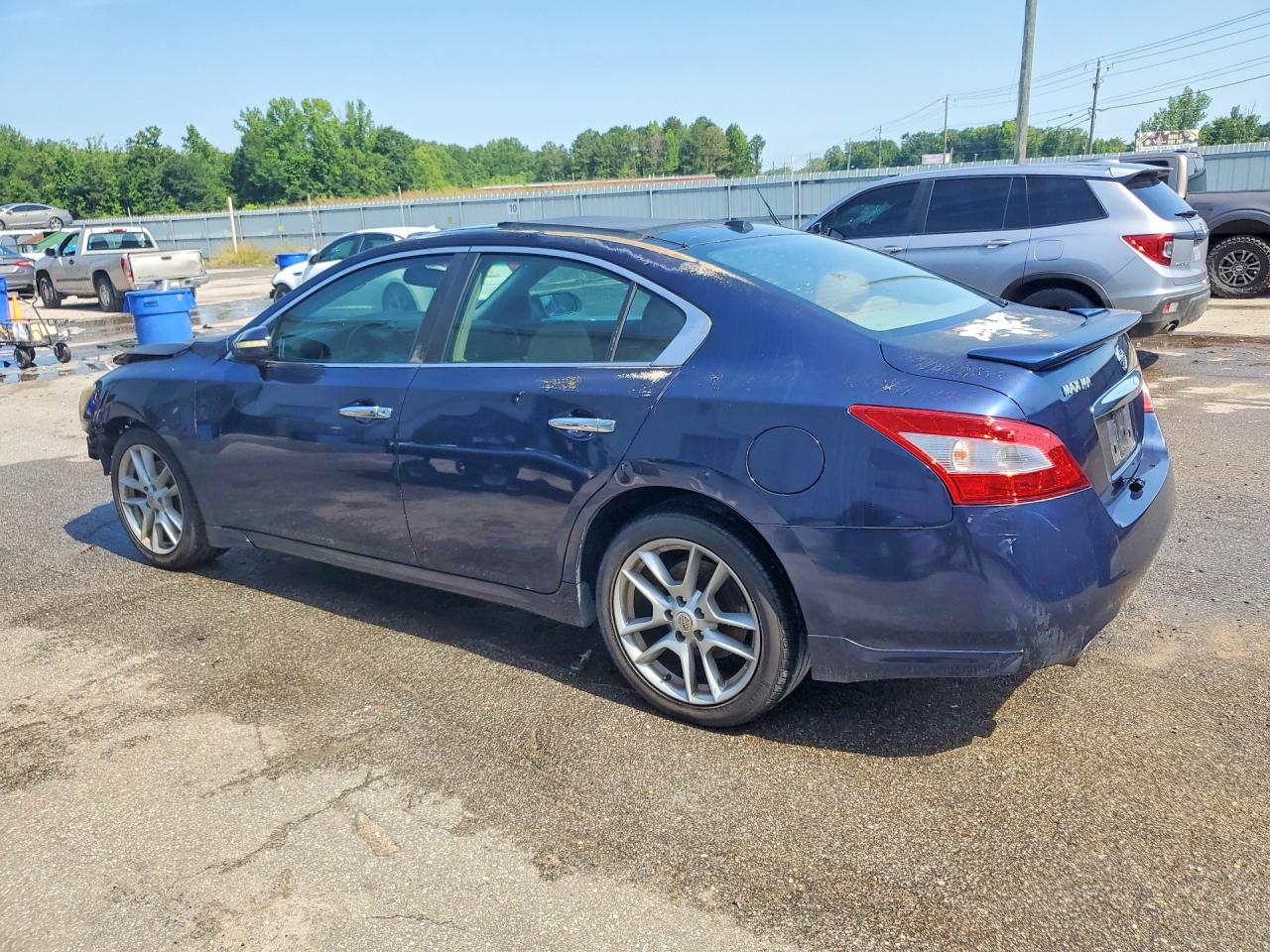 2010 Nissan Maxima 3.5 S Blue vin: 1N4AA5AP1AC833516