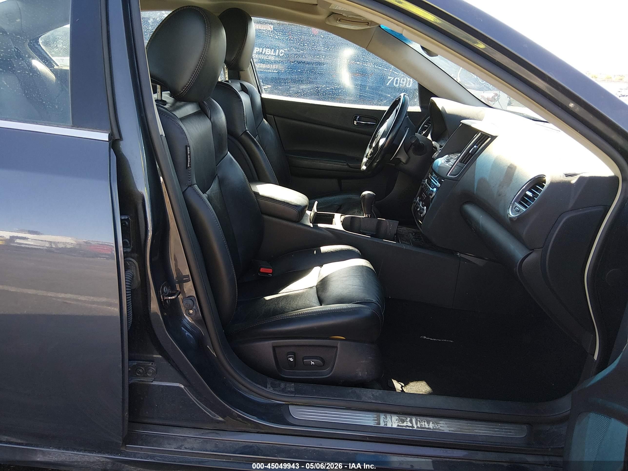 2010 Nissan Maxima 3.5 Sv Gray vin: 1N4AA5AP1AC838280
