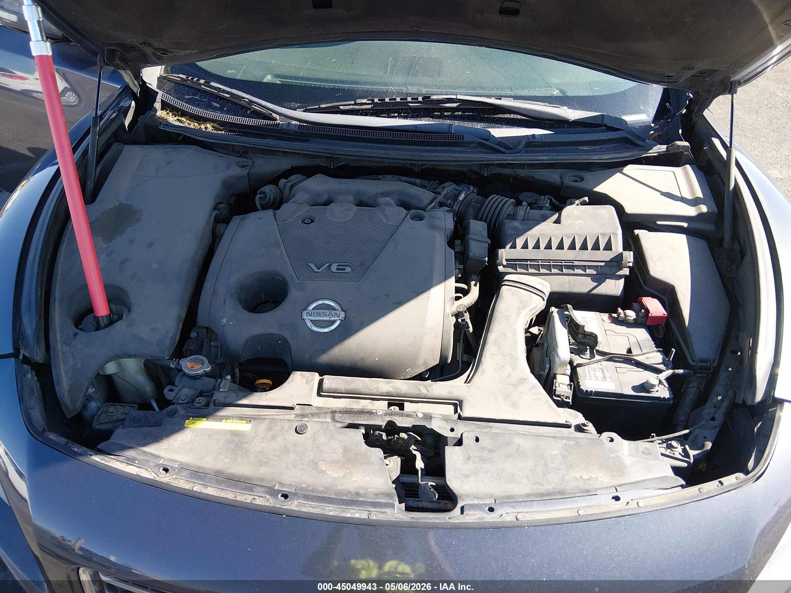 2010 Nissan Maxima 3.5 Sv Gray vin: 1N4AA5AP1AC838280