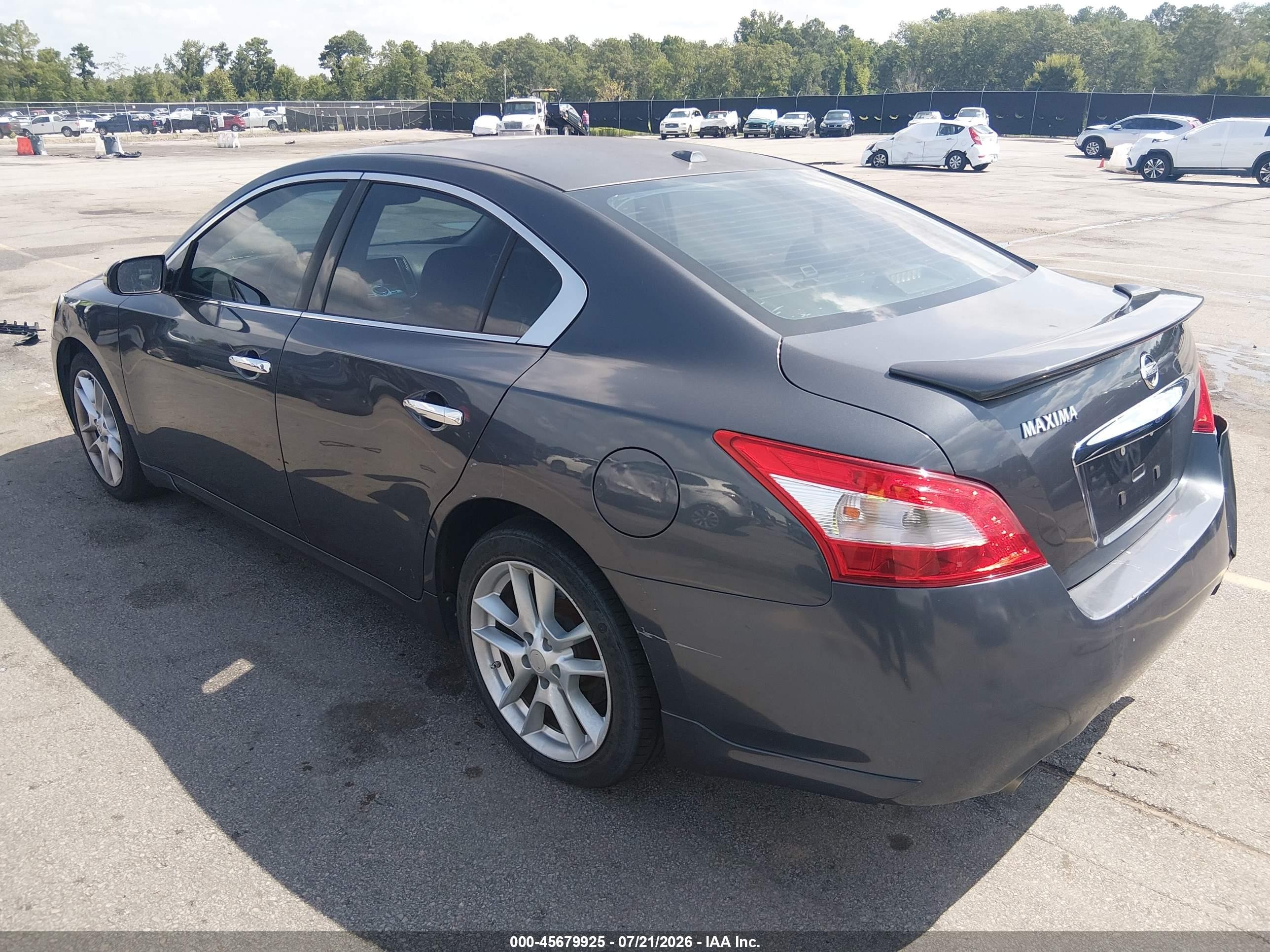 2010 Nissan Maxima 3.5 Sv Серый vin: 1N4AA5AP1AC840269