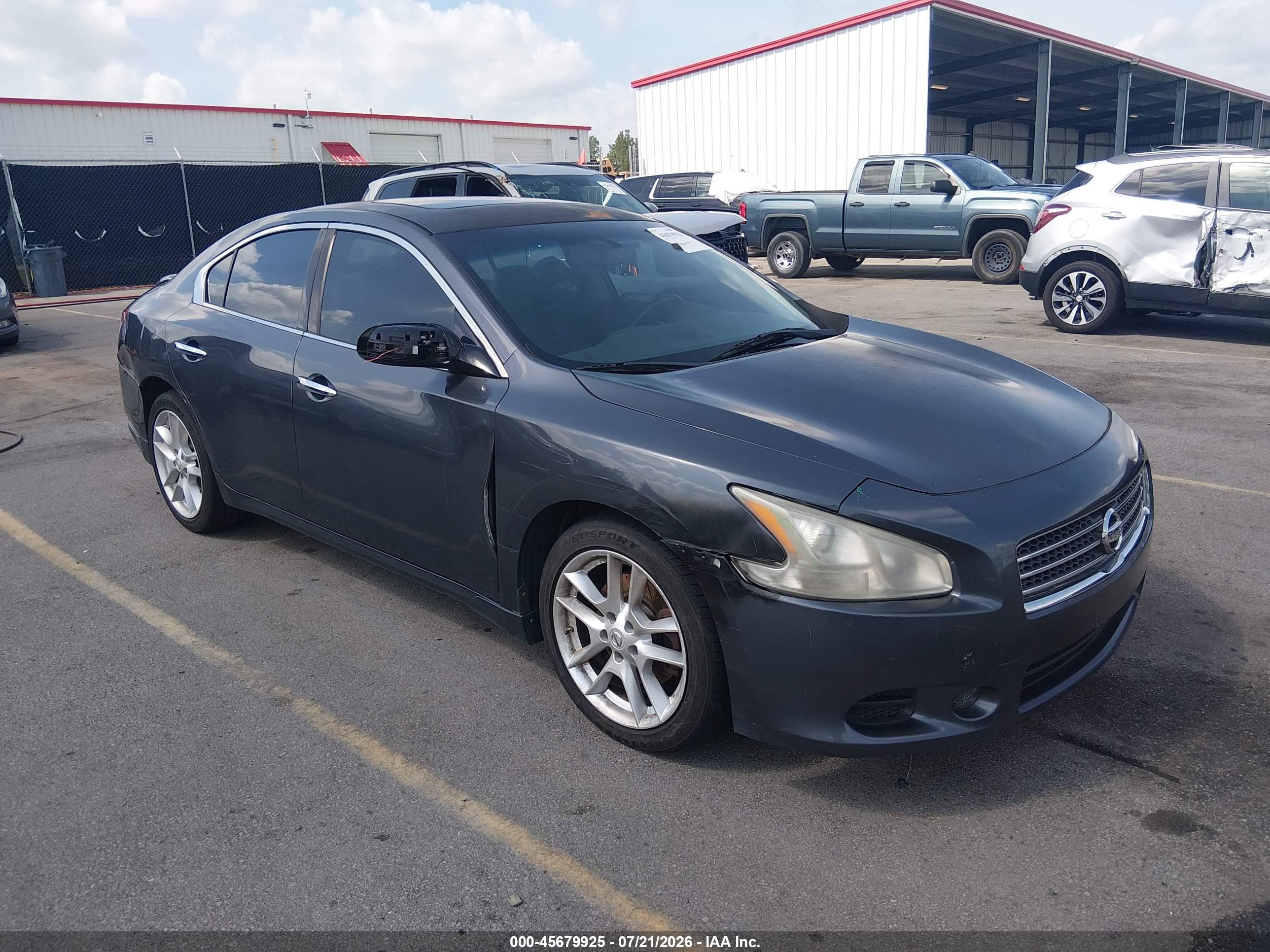 2010 Nissan Maxima 3.5 Sv Gray vin: 1N4AA5AP1AC840269