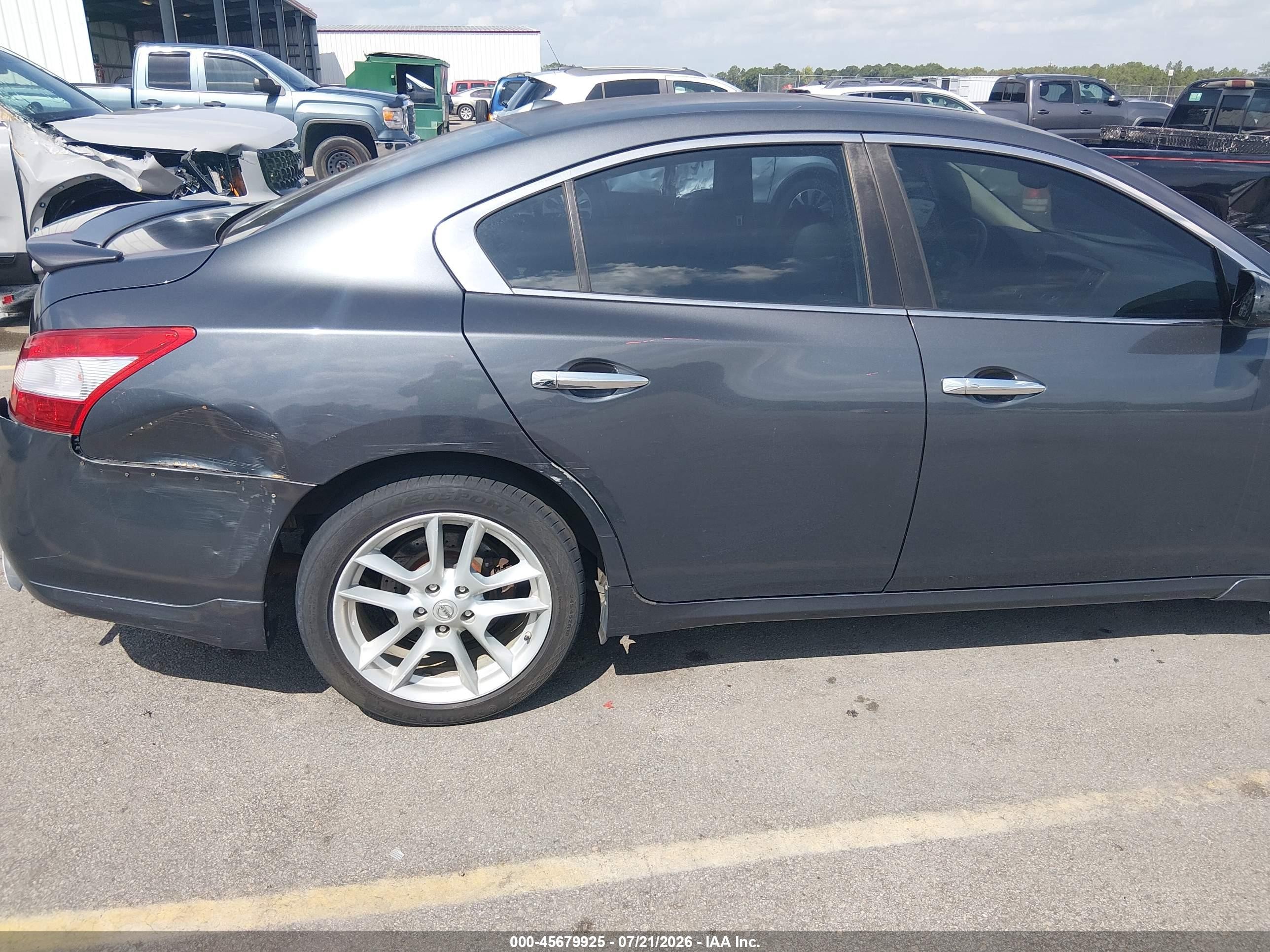 2010 Nissan Maxima 3.5 Sv Серый vin: 1N4AA5AP1AC840269