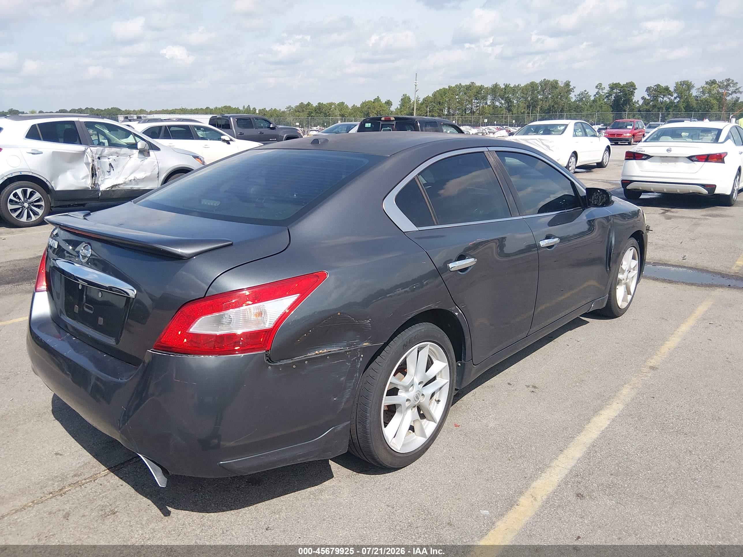 2010 Nissan Maxima 3.5 Sv Серый vin: 1N4AA5AP1AC840269