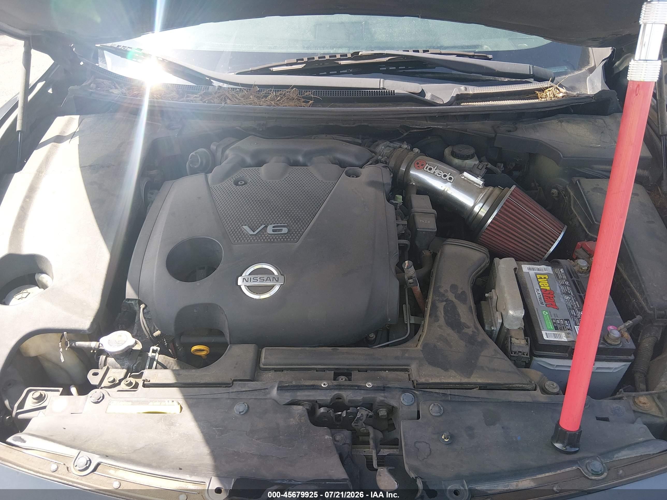 2010 Nissan Maxima 3.5 Sv Серый vin: 1N4AA5AP1AC840269